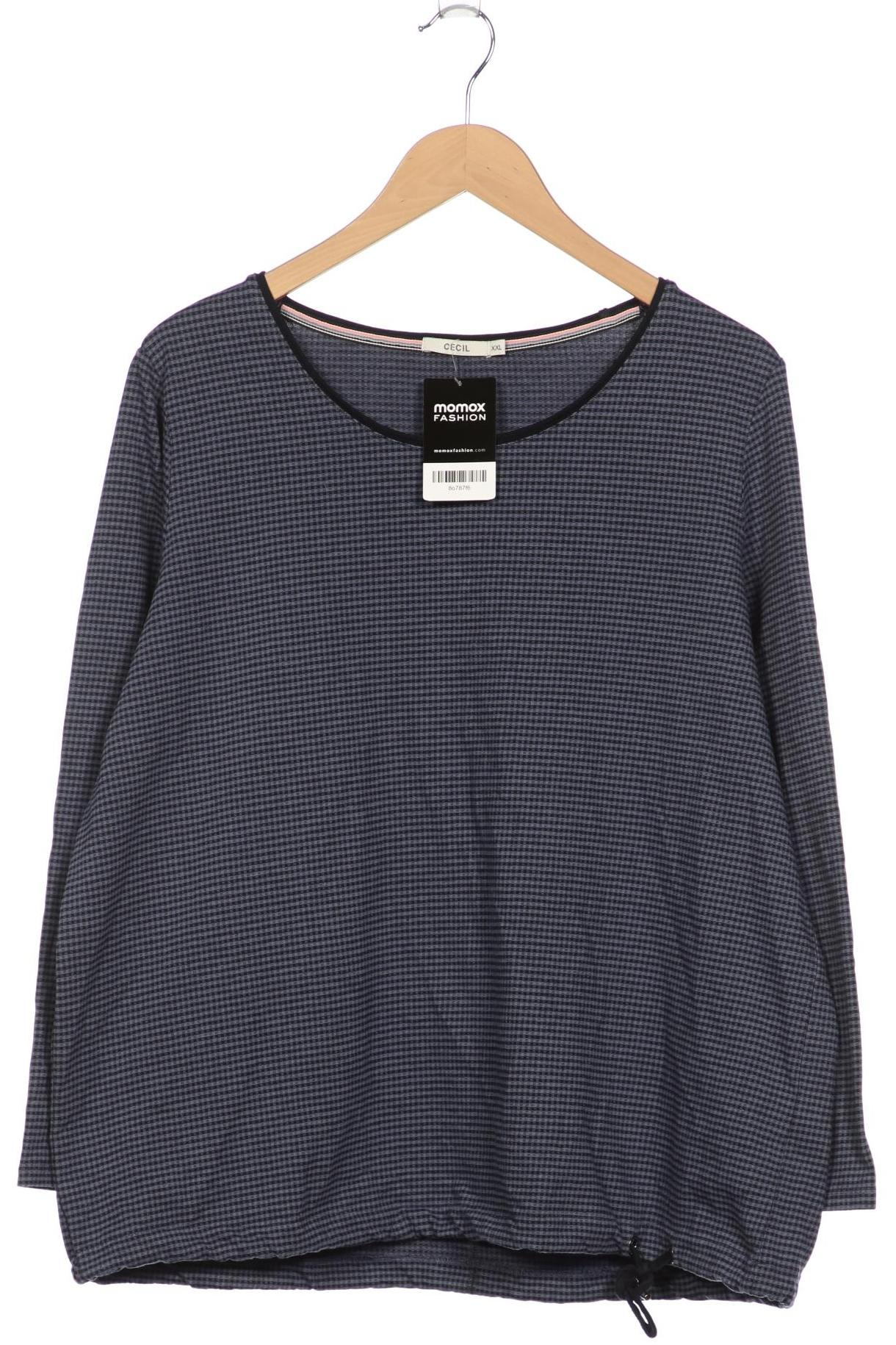

Cecil Damen Langarmshirt, marineblau, Gr. 46