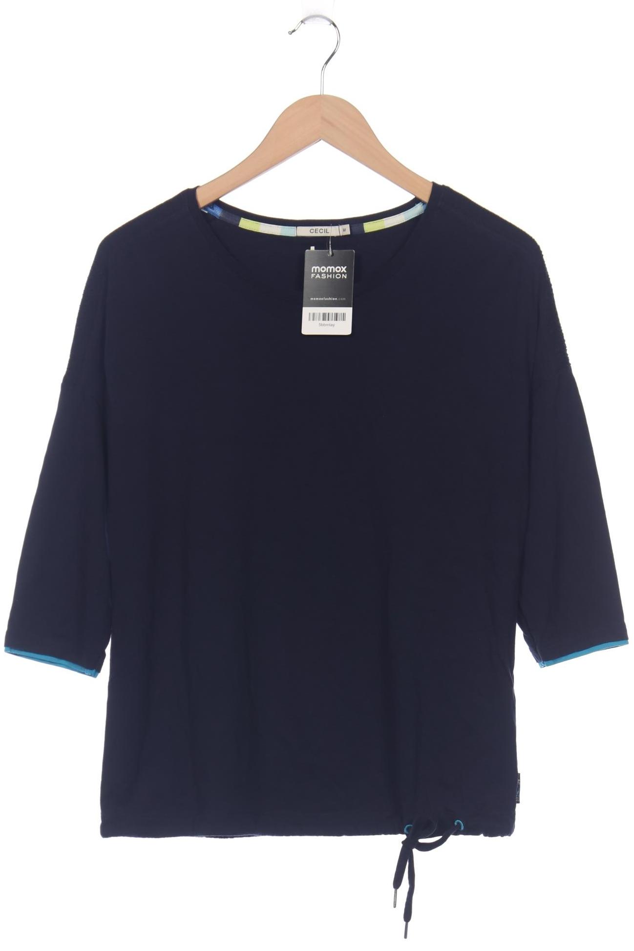 

Cecil Damen Langarmshirt, marineblau, Gr. 38