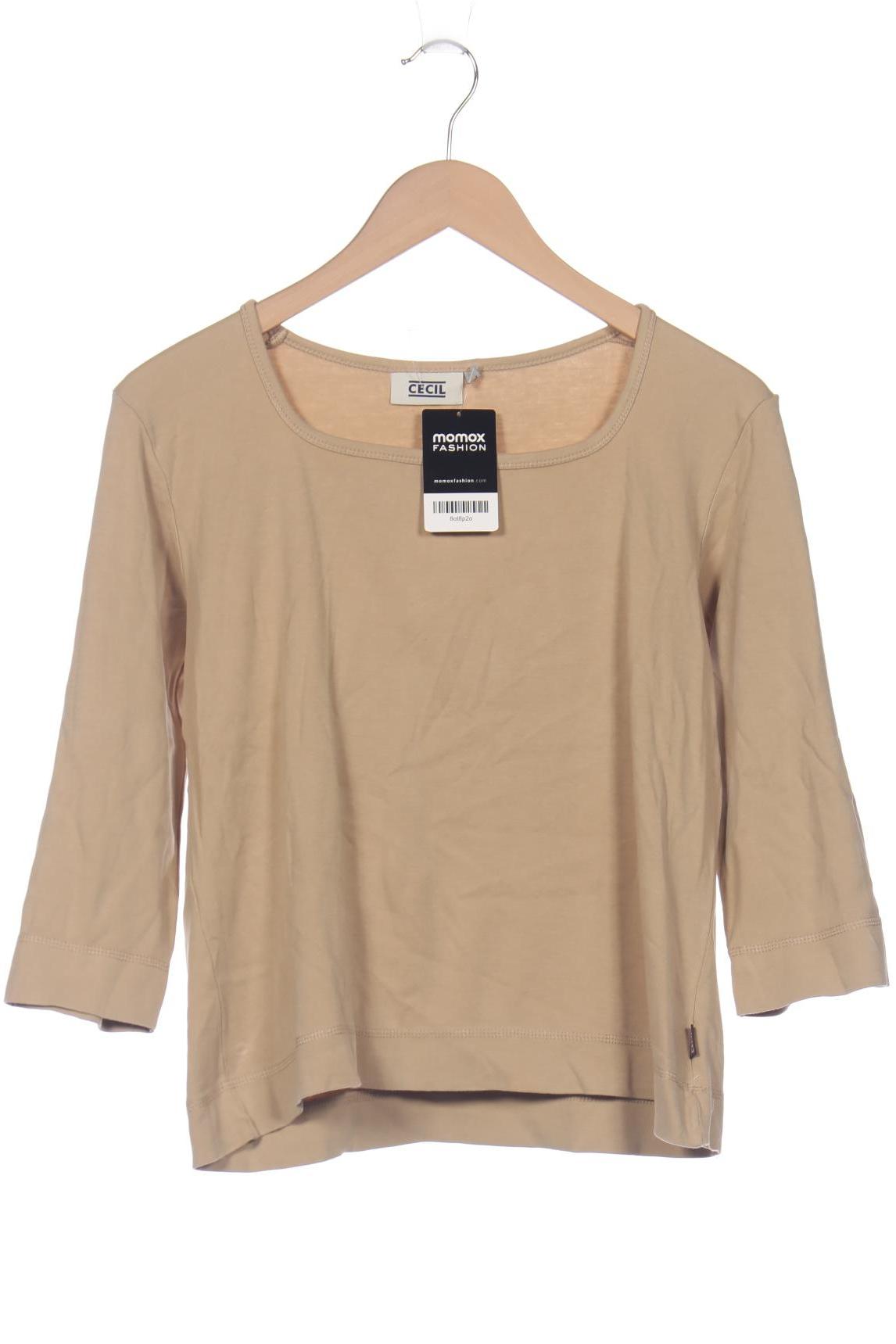 

Cecil Damen Langarmshirt, beige, Gr. 42