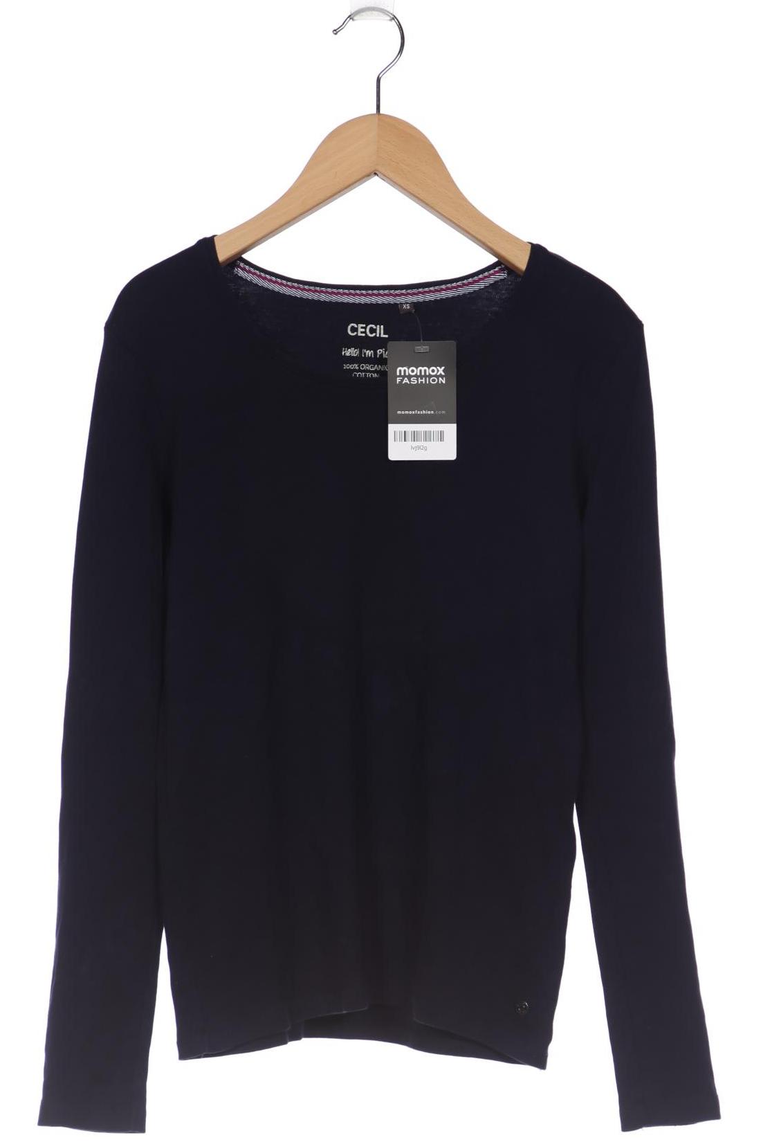 

CECIL Damen Langarmshirt, marineblau