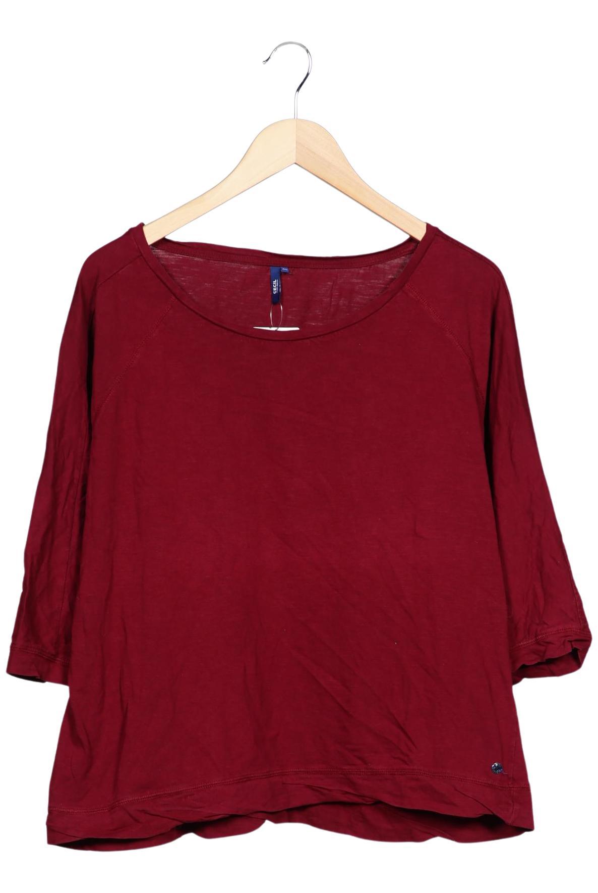 

Cecil Damen Langarmshirt, rot, Gr. 46