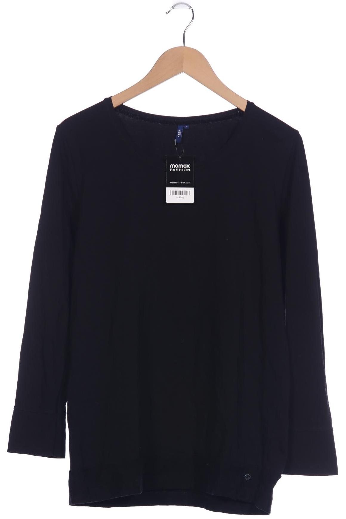 

Cecil Damen Langarmshirt, schwarz, Gr. 44