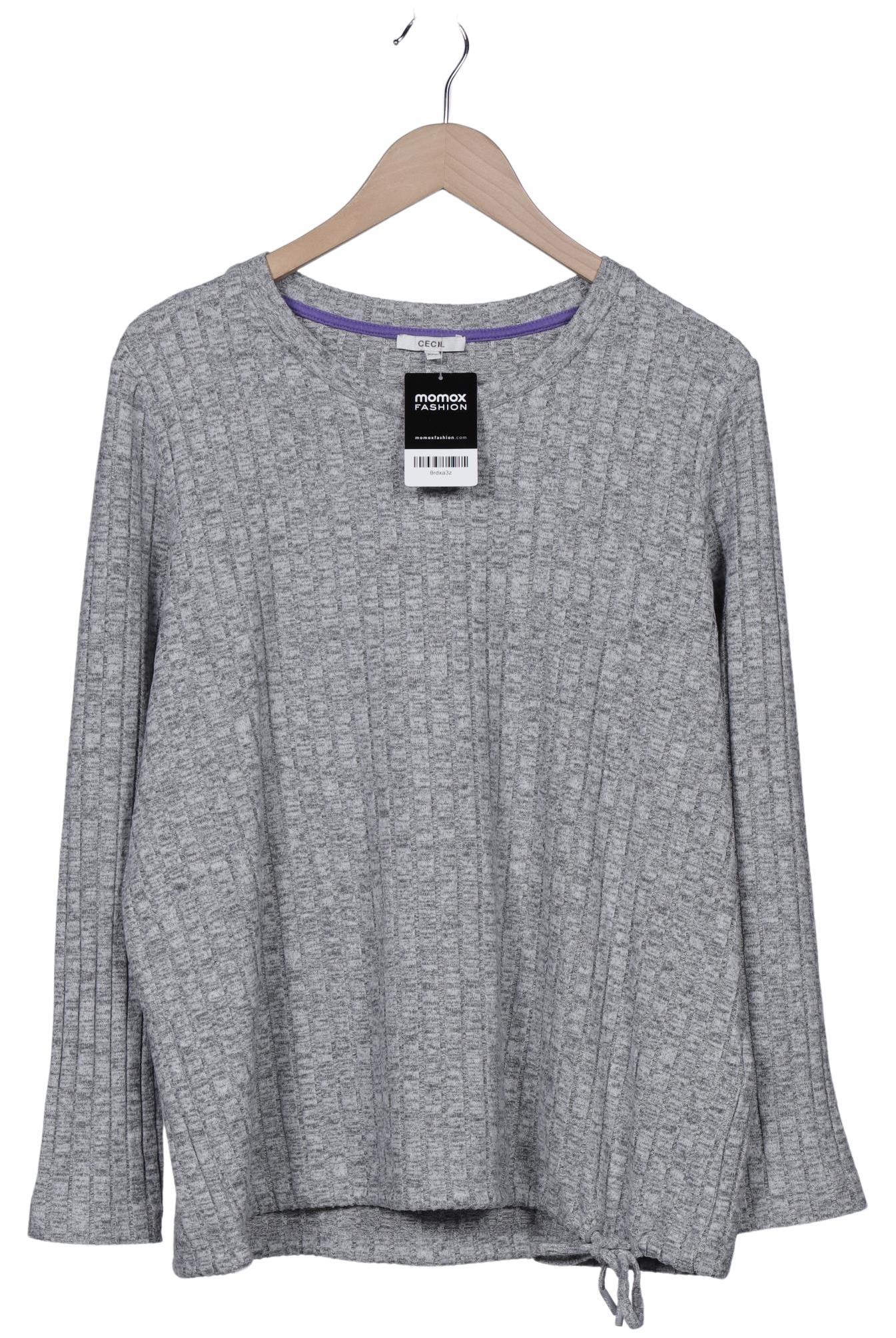 

Cecil Damen Langarmshirt, grau, Gr. 46