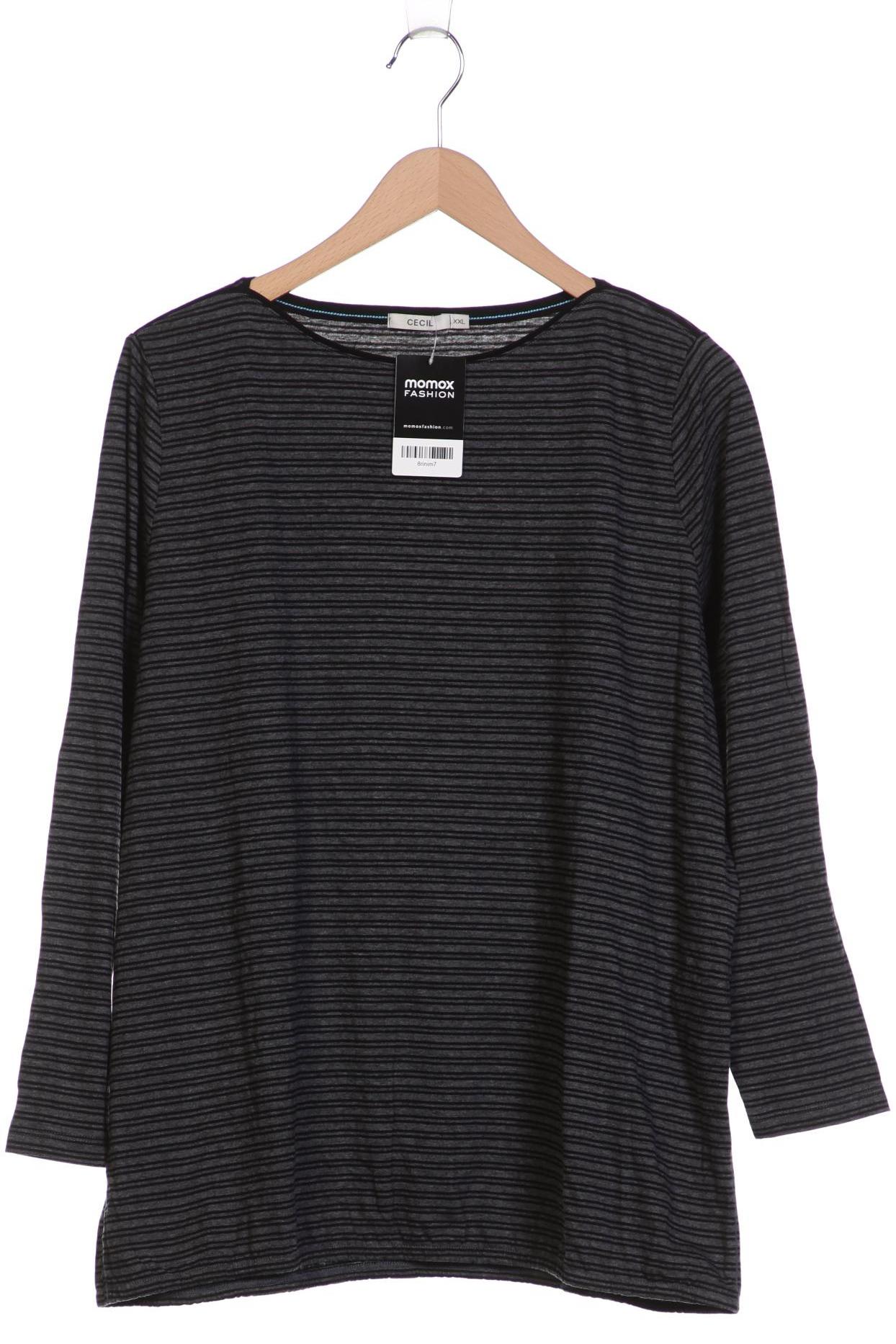 

Cecil Damen Langarmshirt, grau, Gr. 46