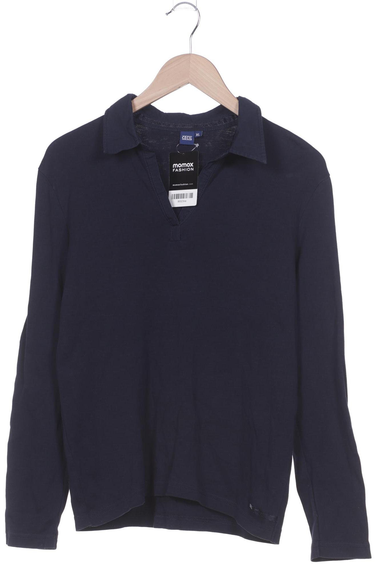 

Cecil Damen Langarmshirt, marineblau, Gr. 44