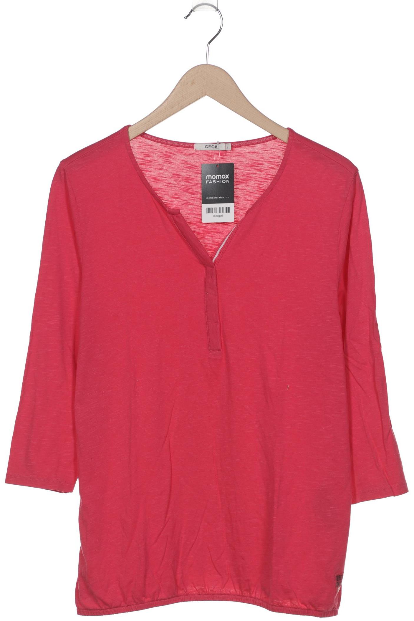 

Cecil Damen Langarmshirt, pink, Gr. 42