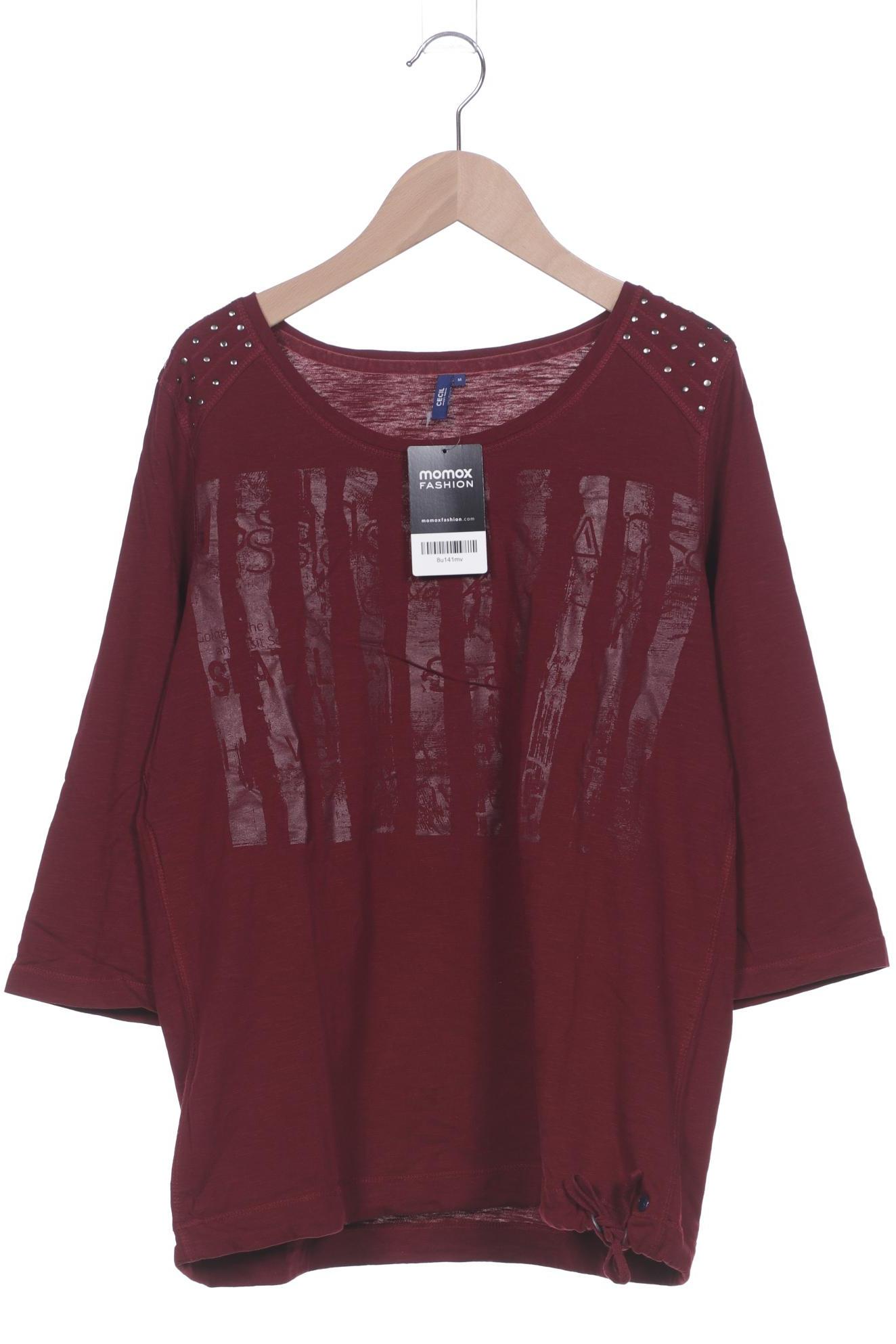 

Cecil Damen Langarmshirt, bordeaux, Gr. 38