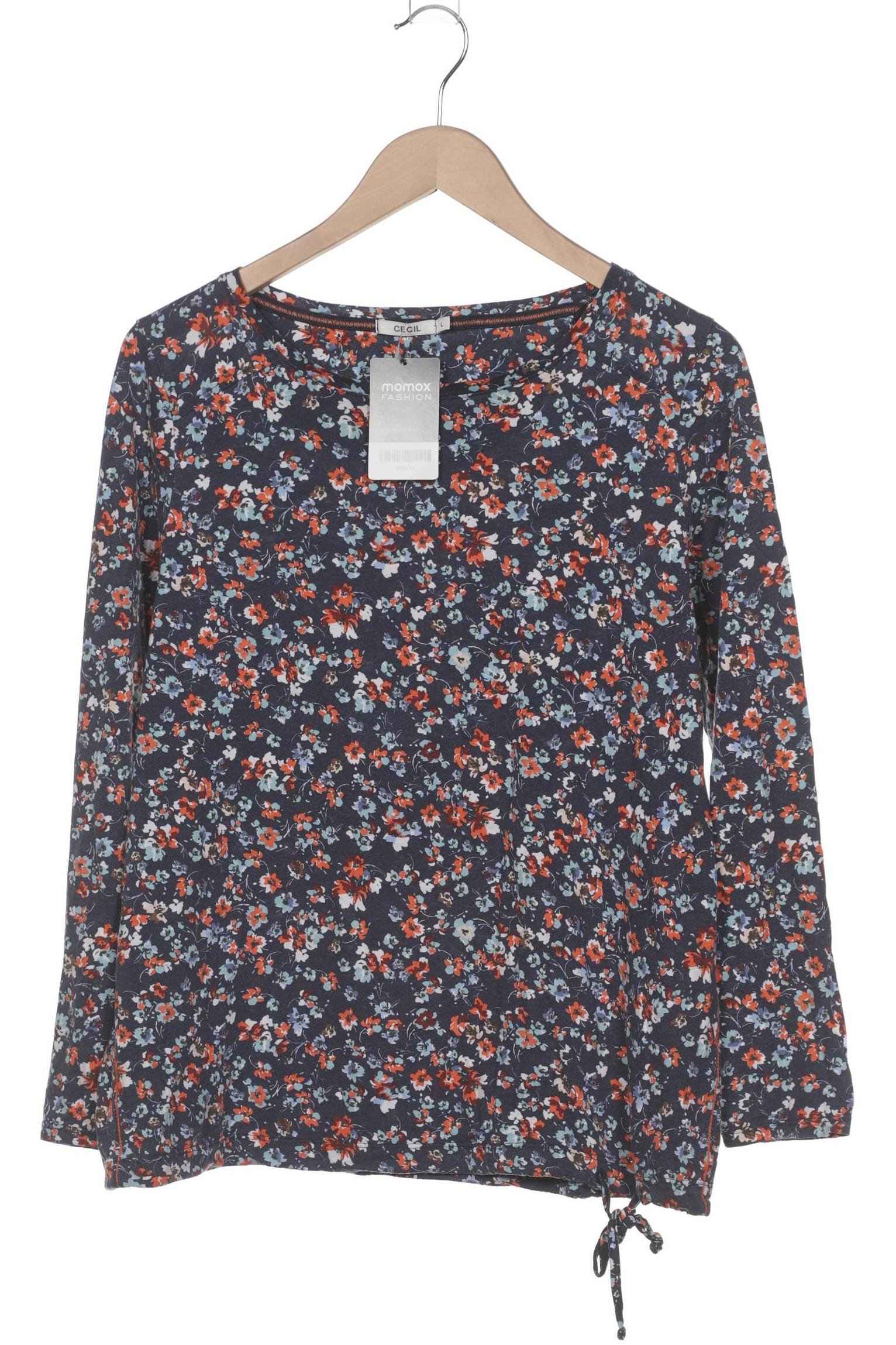 

Cecil Damen Langarmshirt, marineblau, Gr. 42