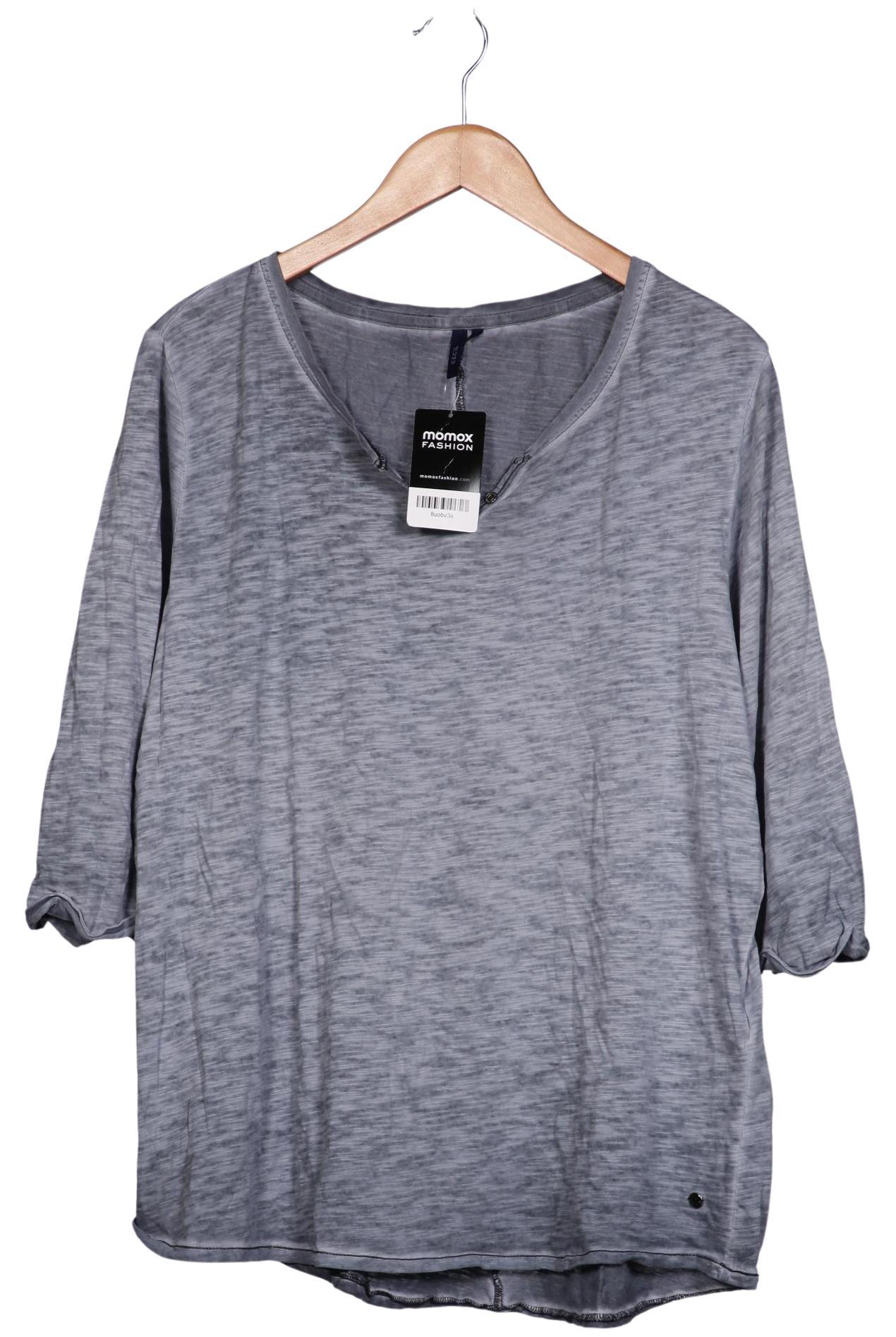 

Cecil Damen Langarmshirt, grau, Gr. 46