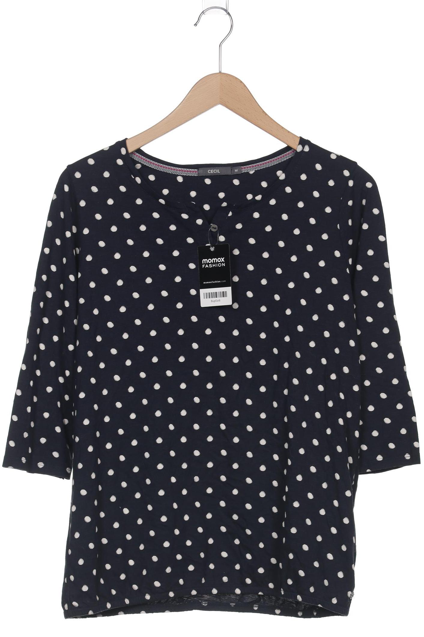 

Cecil Damen Langarmshirt, marineblau, Gr. 38
