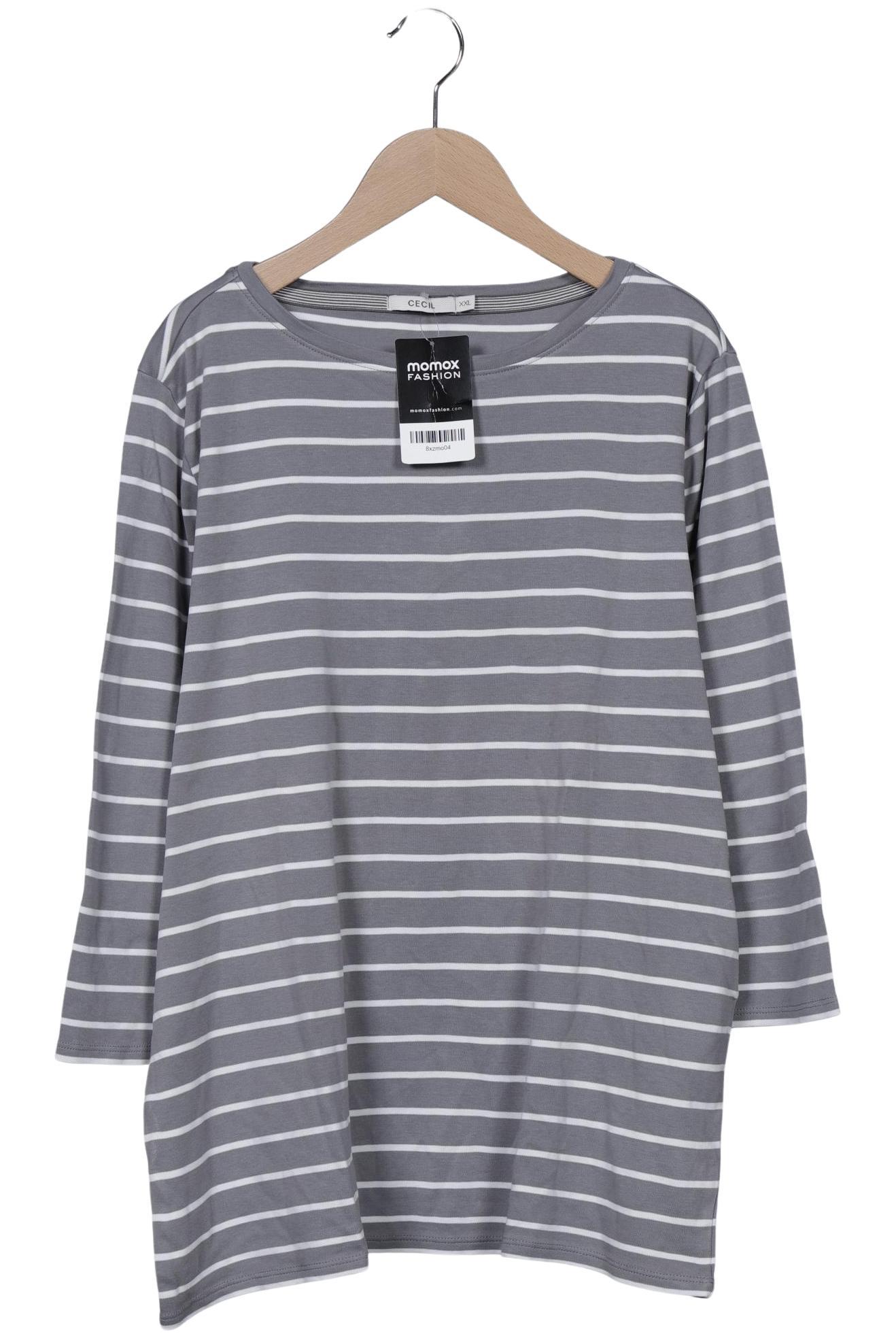 

Cecil Damen Langarmshirt, grau, Gr. 46