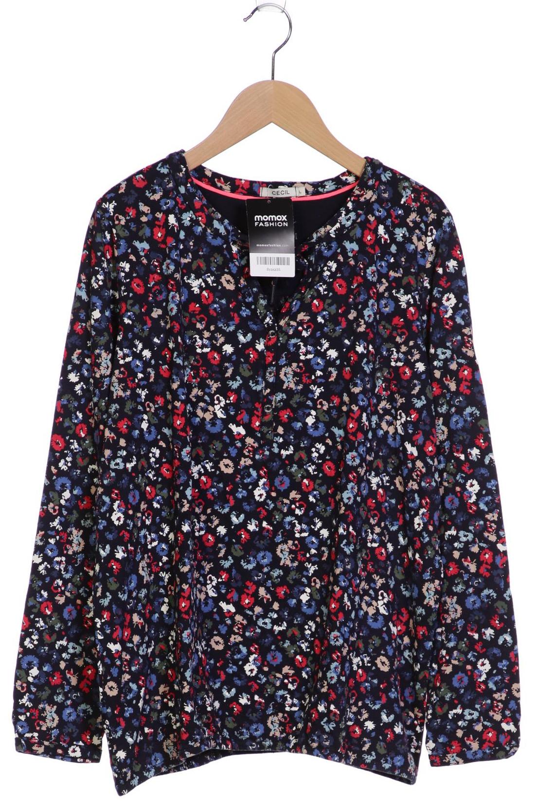

Cecil Damen Langarmshirt, marineblau, Gr. 42