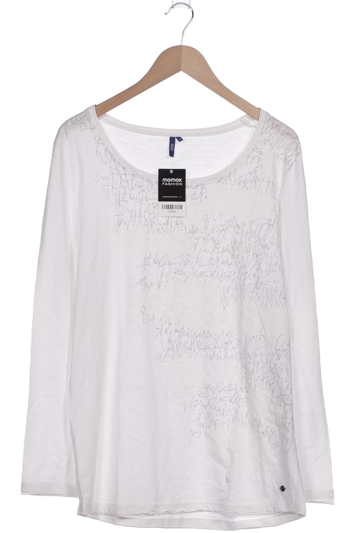 

Cecil Damen Langarmshirt, weiß, Gr. 44