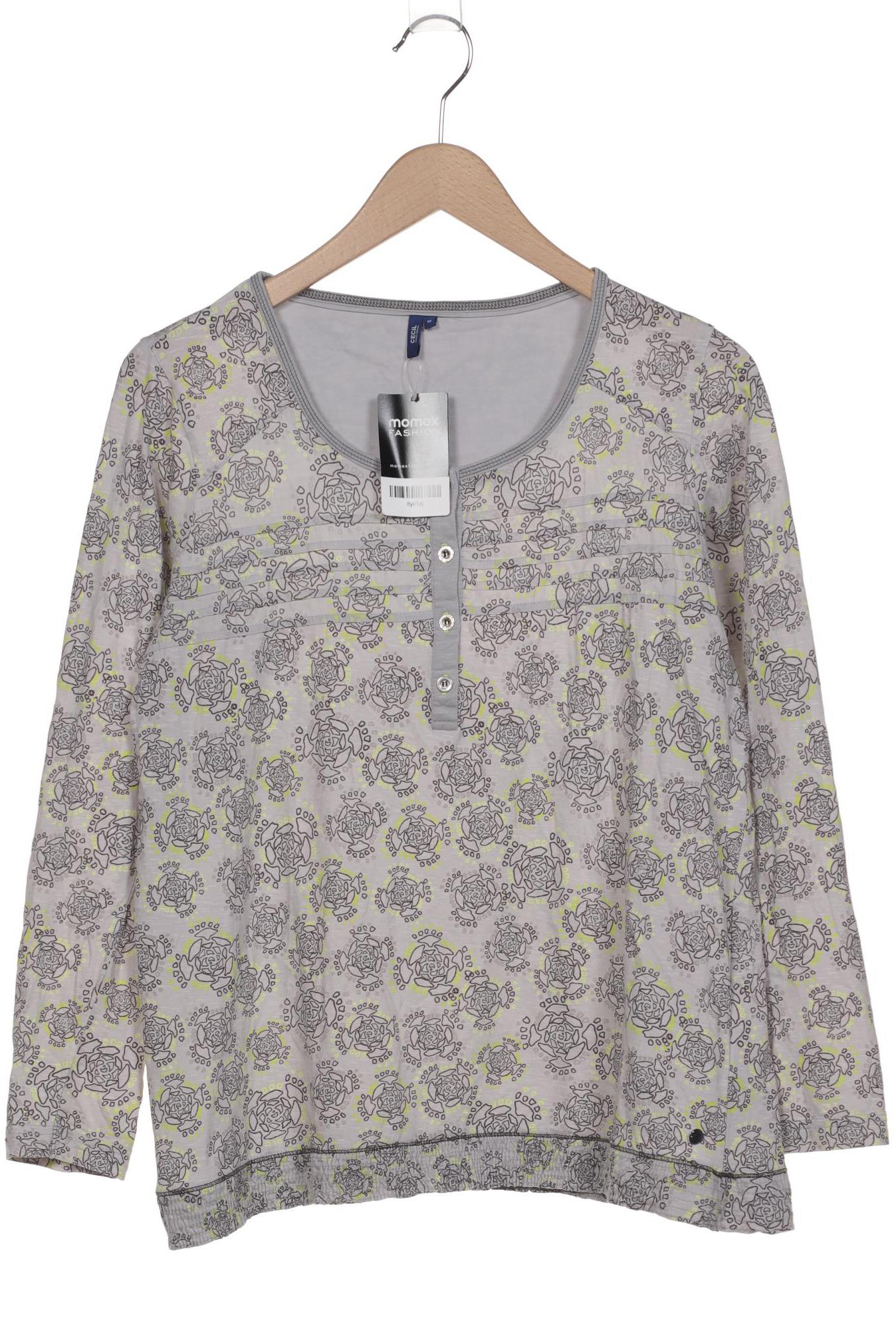 

Cecil Damen Langarmshirt, grau, Gr. 38