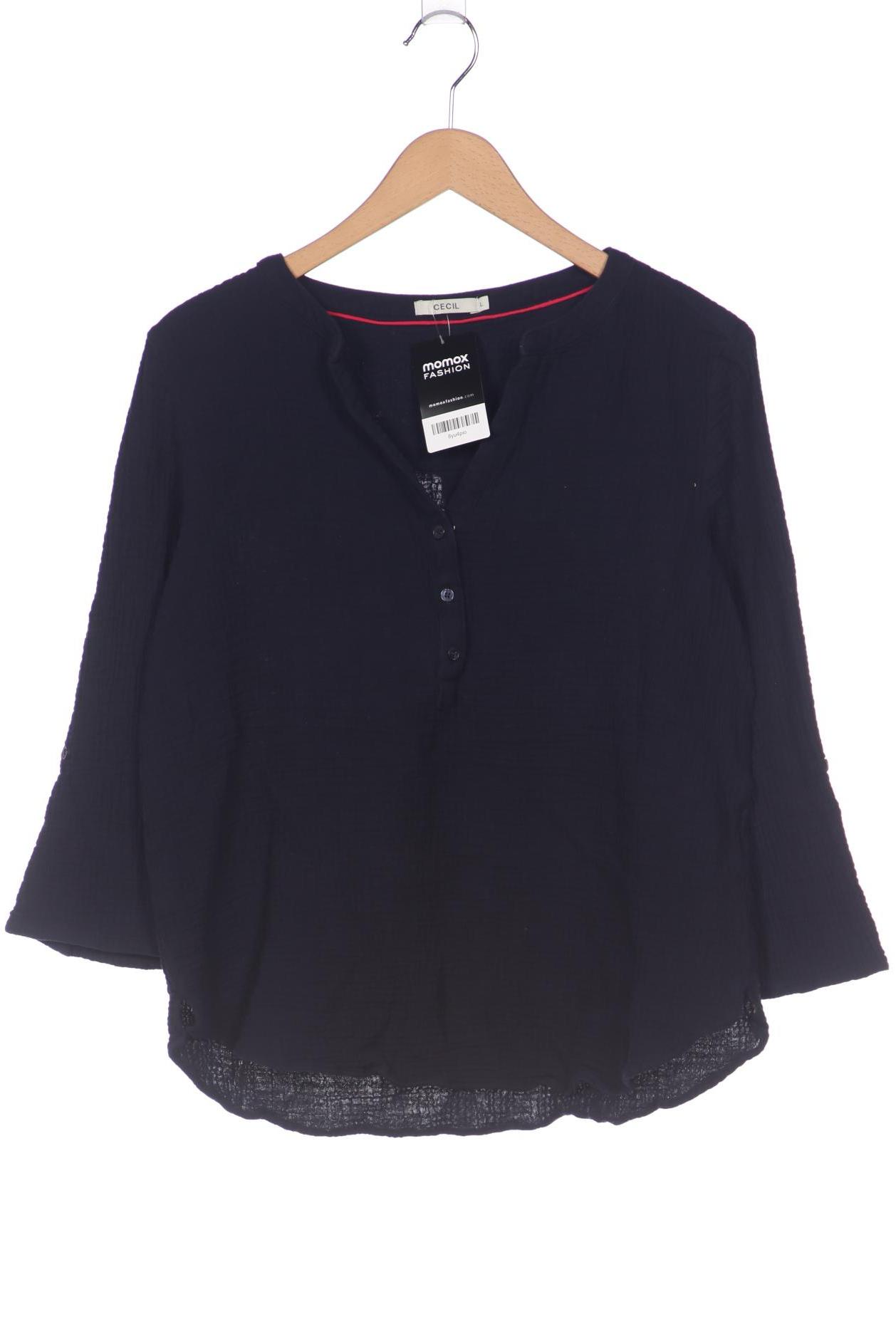 

Cecil Damen Langarmshirt, marineblau, Gr. 42