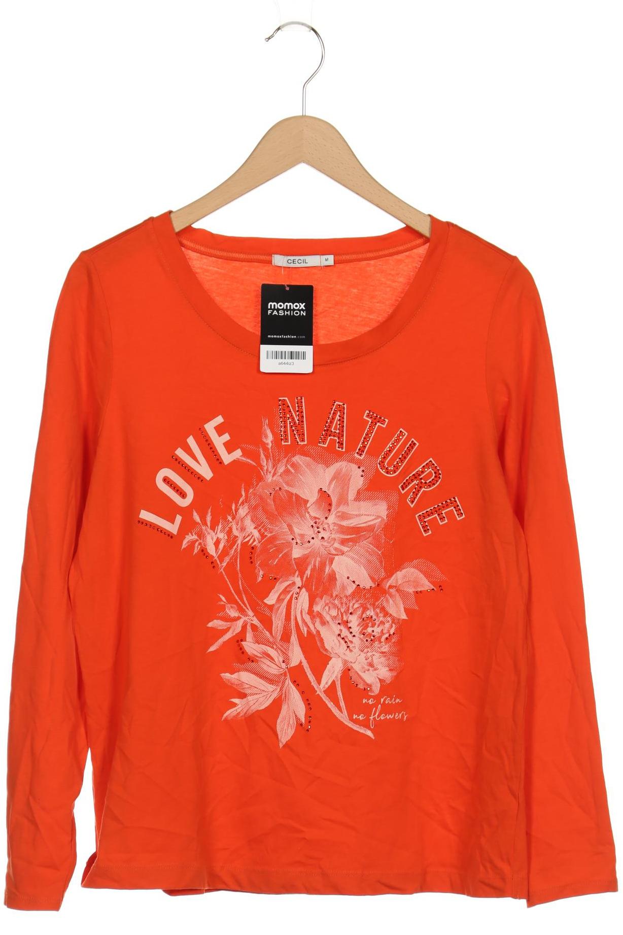 

CECIL Damen Langarmshirt, orange