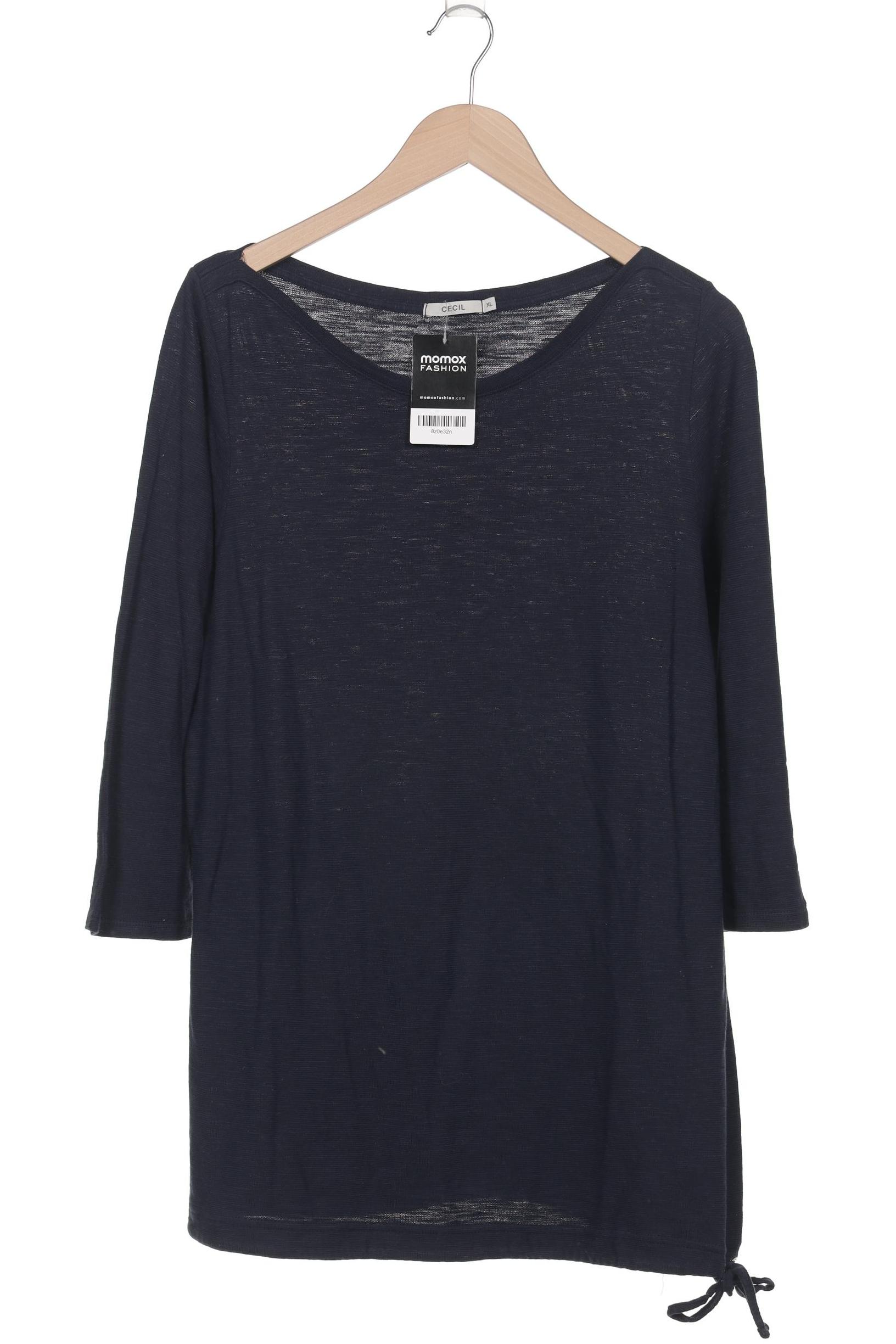 

Cecil Damen Langarmshirt, marineblau, Gr. 44