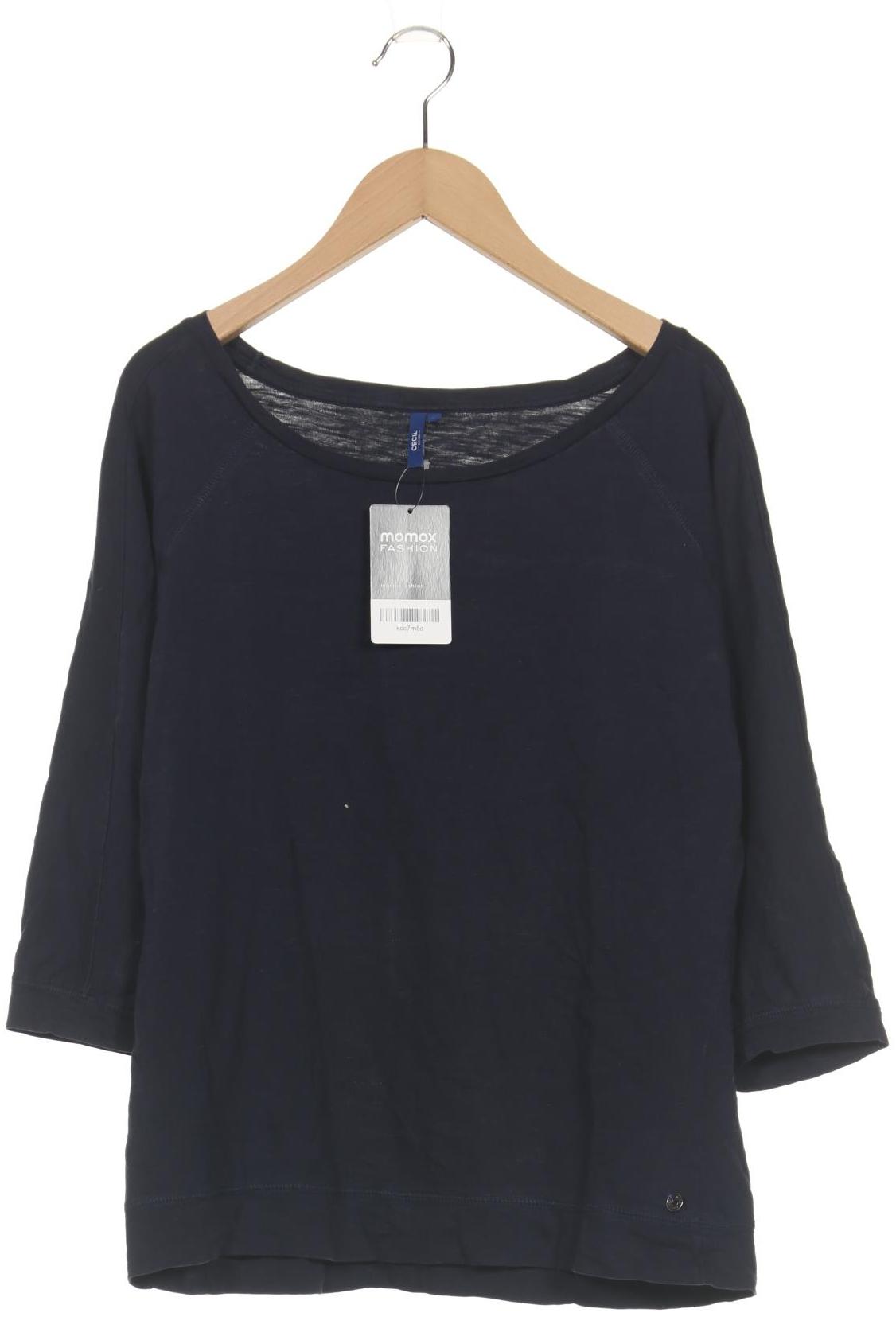 

Cecil Damen Langarmshirt, marineblau, Gr. 36