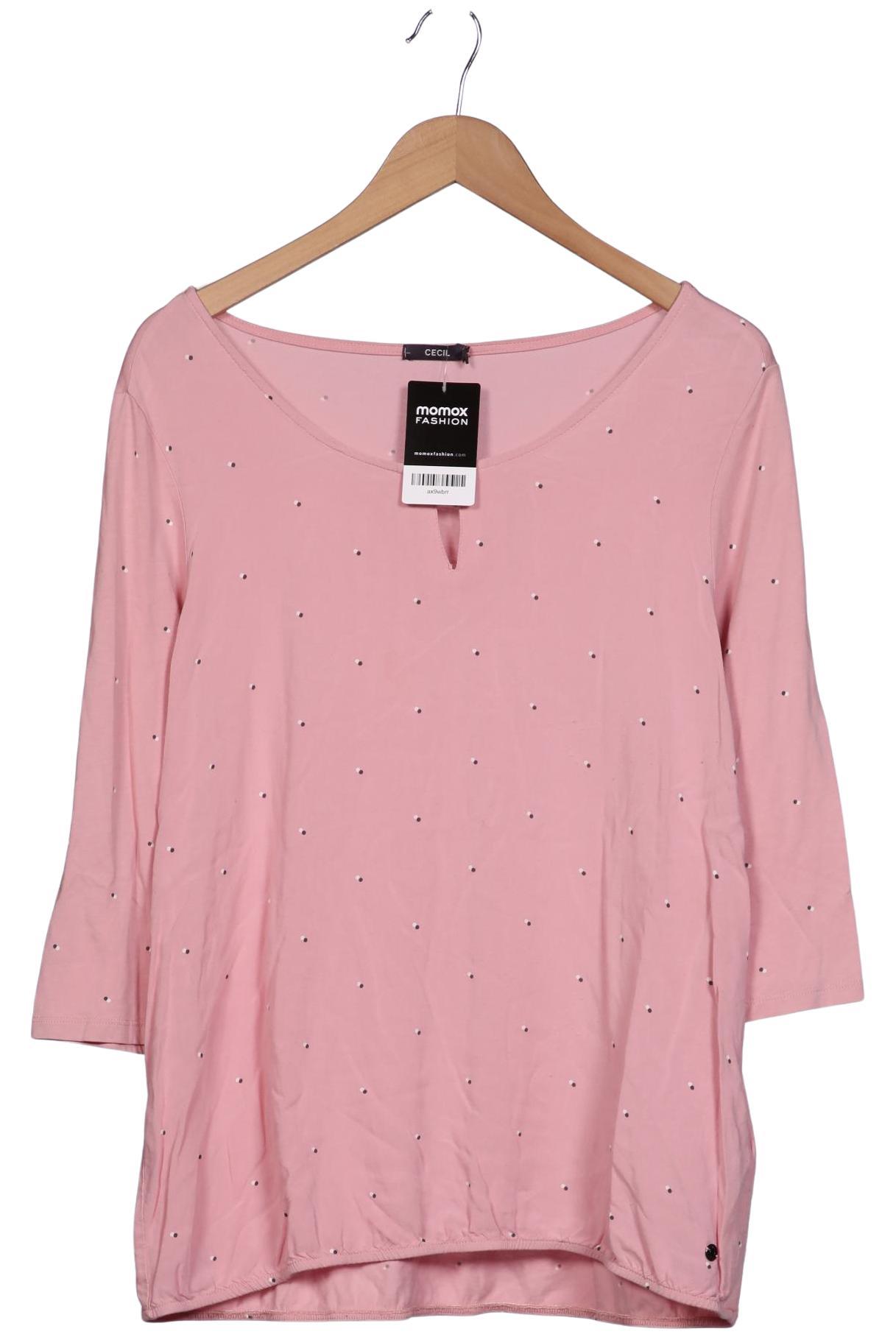 

Cecil Damen Langarmshirt, pink, Gr. 44