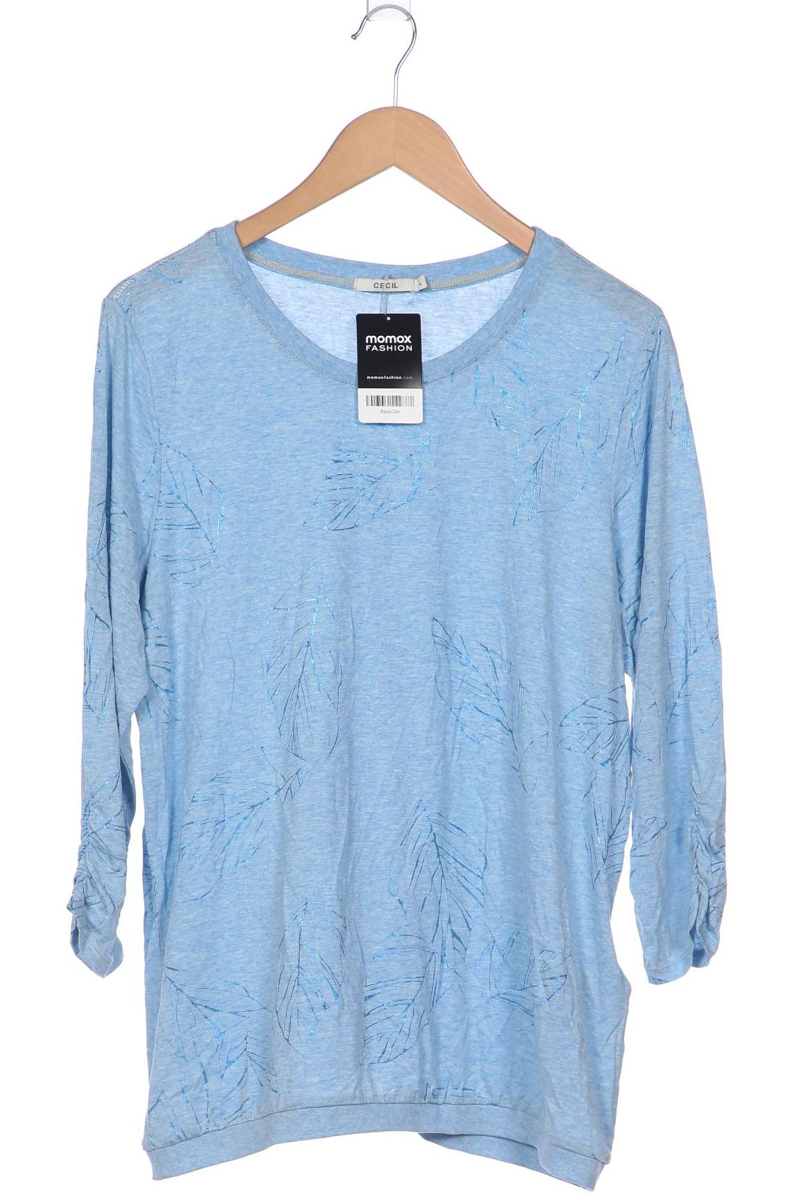 

Cecil Damen Langarmshirt, blau, Gr. 42