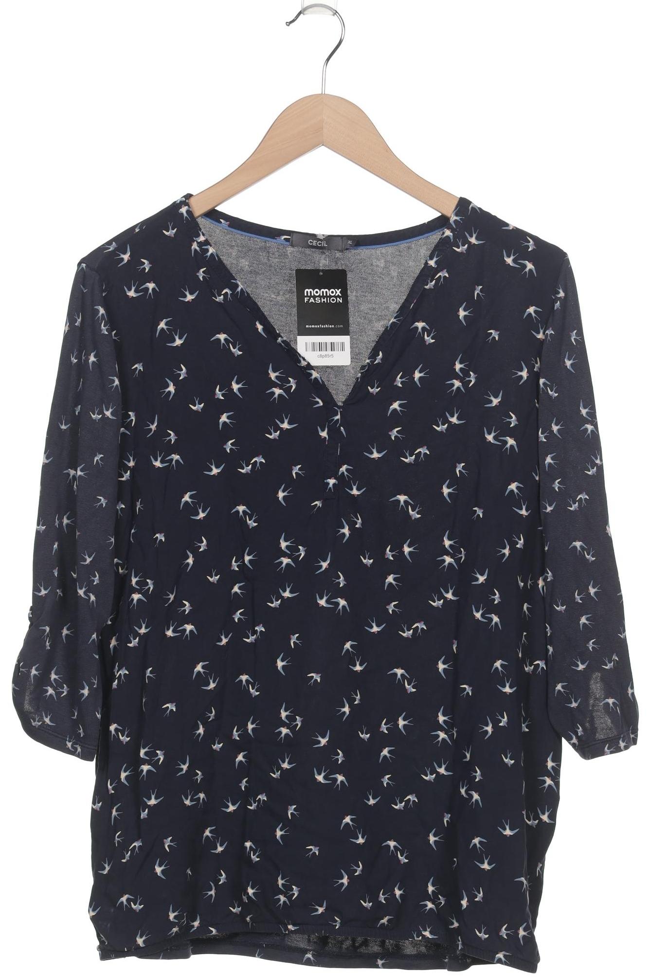 

Cecil Damen Langarmshirt, marineblau, Gr. 44