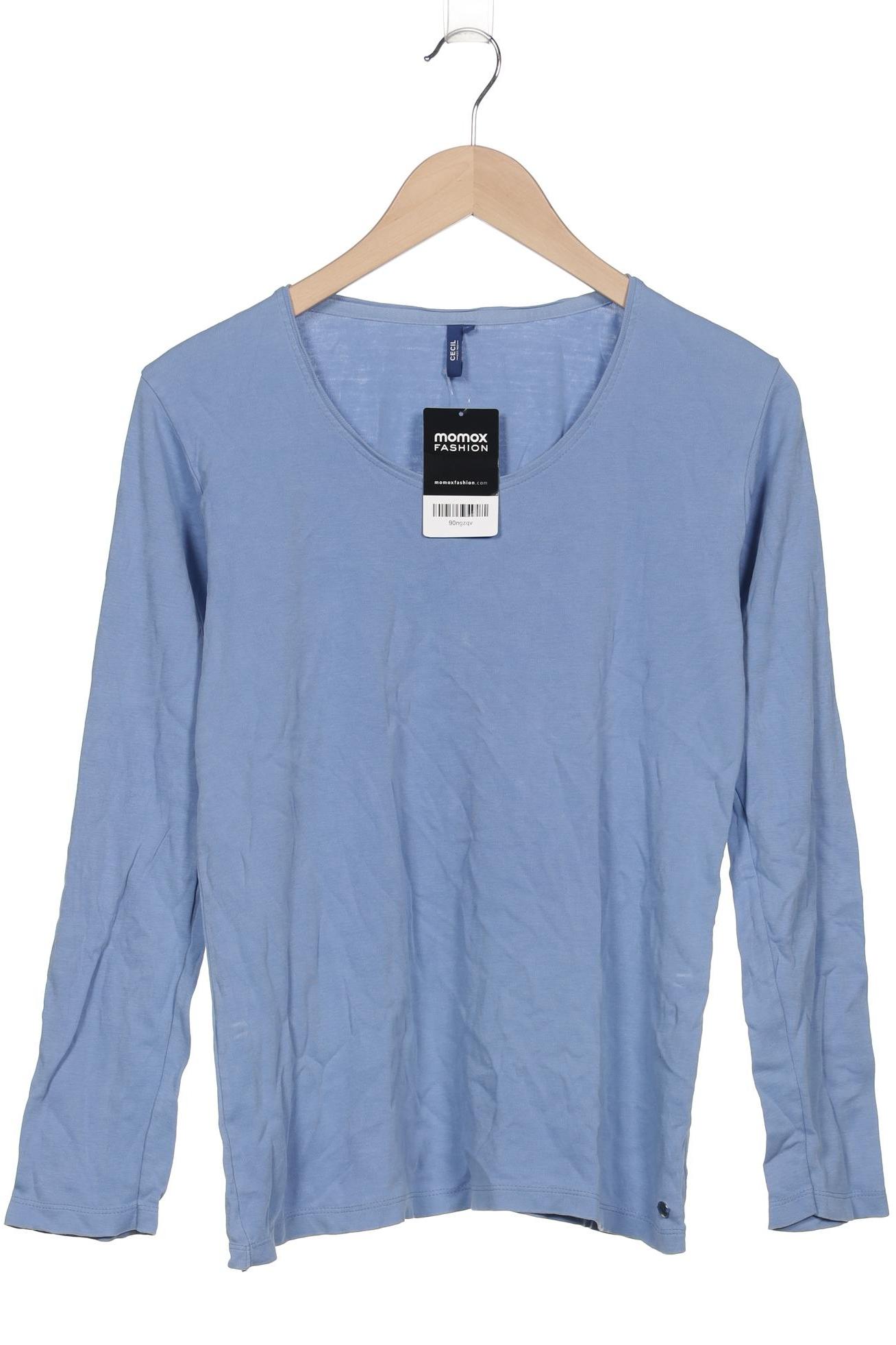 

Cecil Damen Langarmshirt, blau, Gr. 42