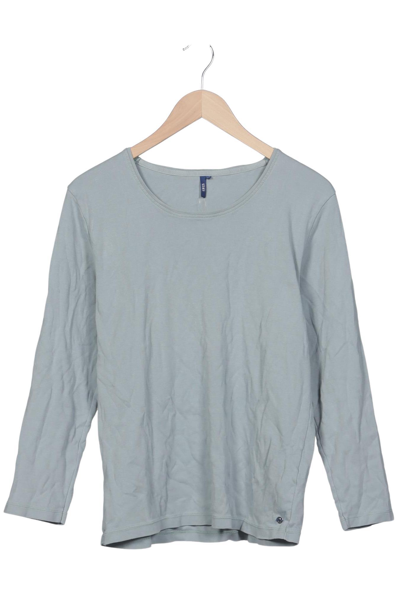 

Cecil Damen Langarmshirt, hellblau, Gr. 46