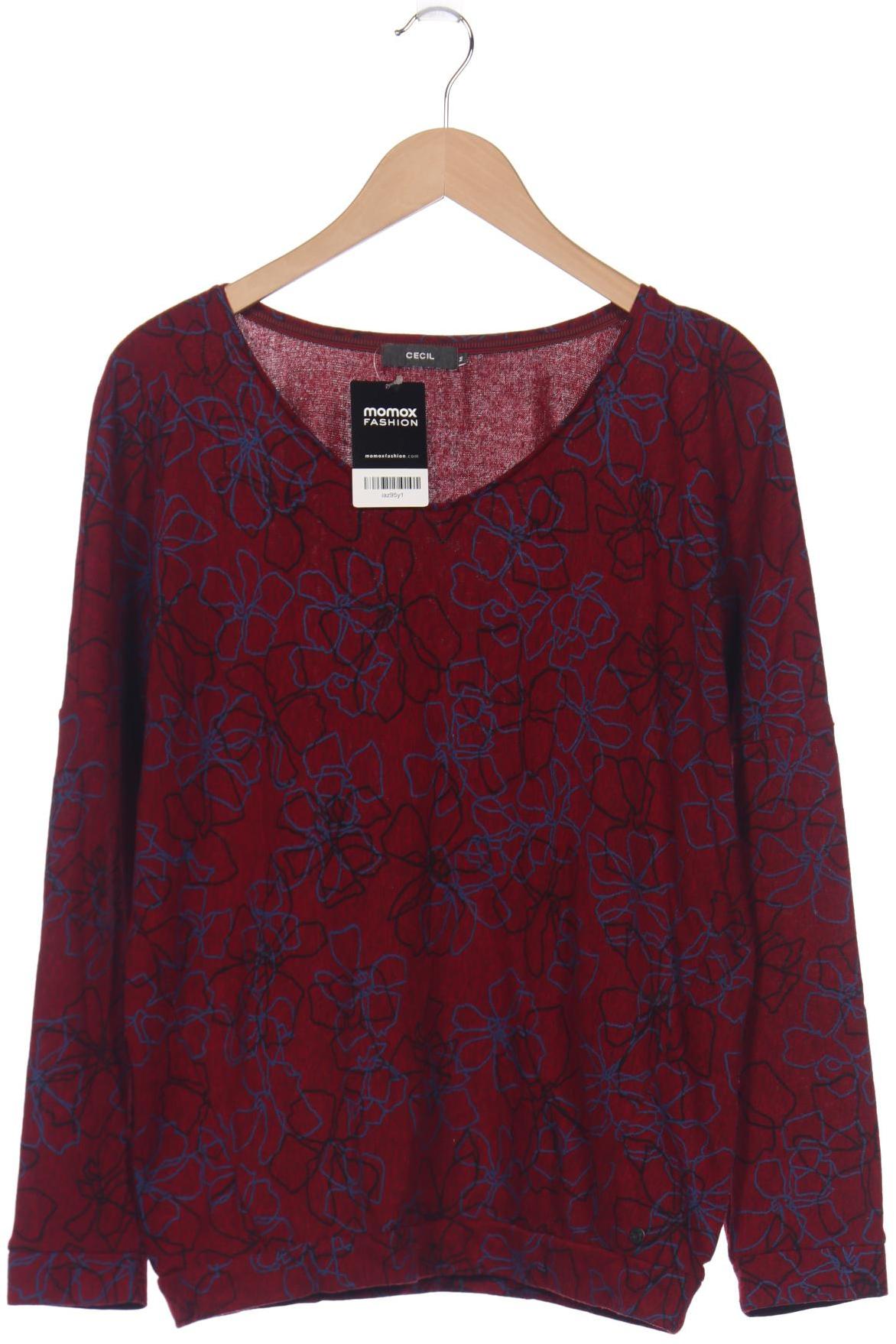 

Cecil Damen Langarmshirt, bordeaux, Gr. 38