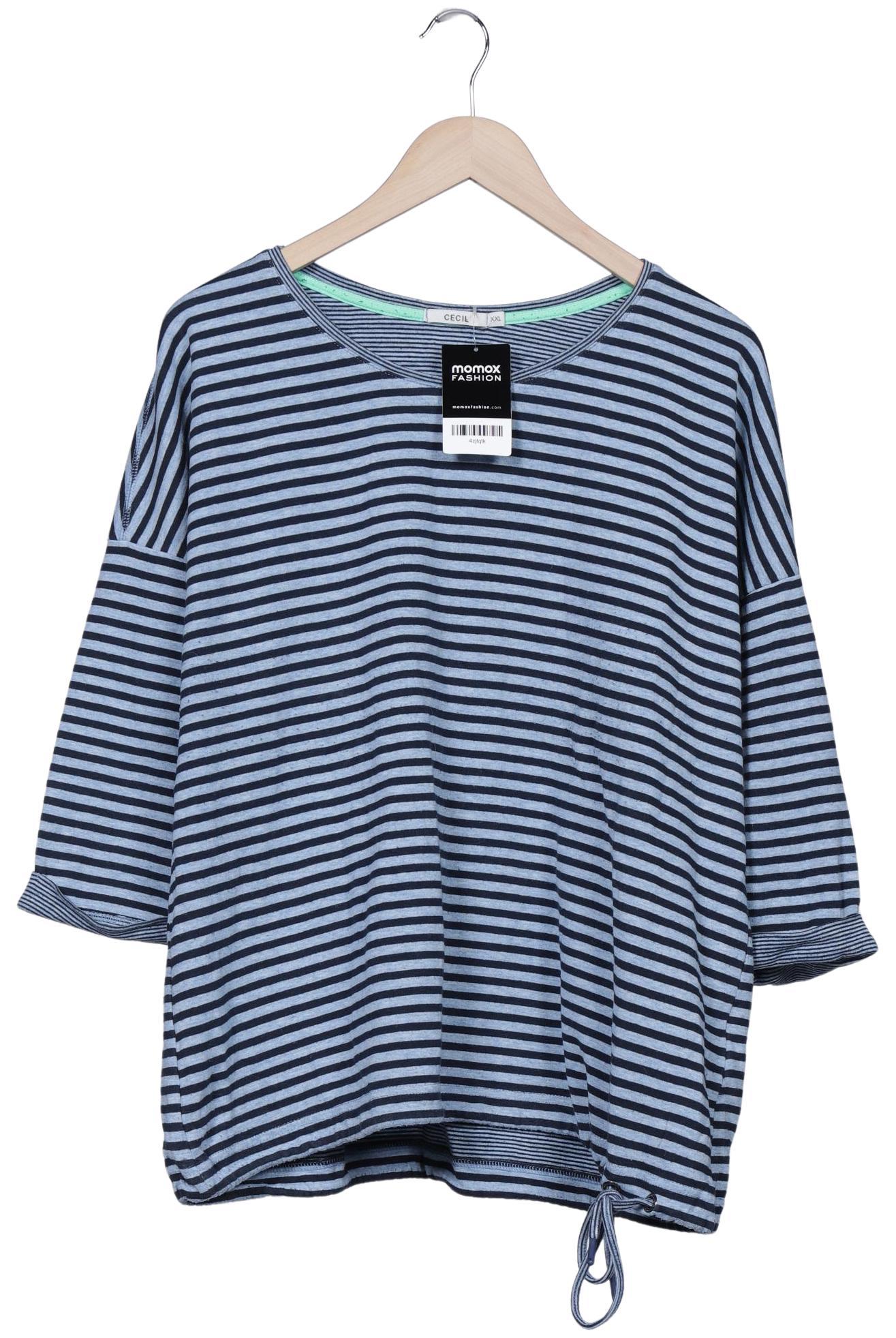 

Cecil Damen Langarmshirt, marineblau, Gr. 46