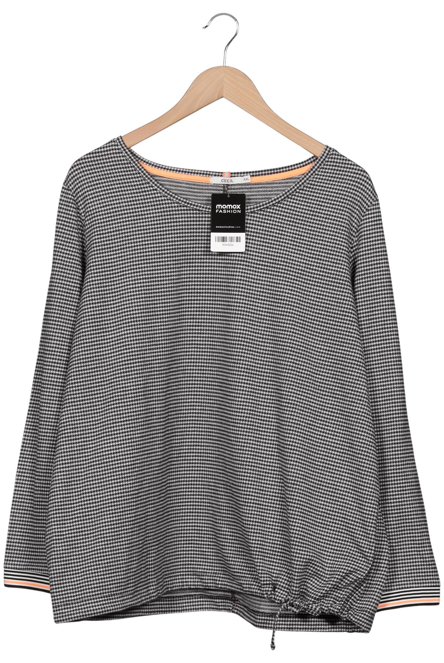 

Cecil Damen Langarmshirt, schwarz, Gr. 46