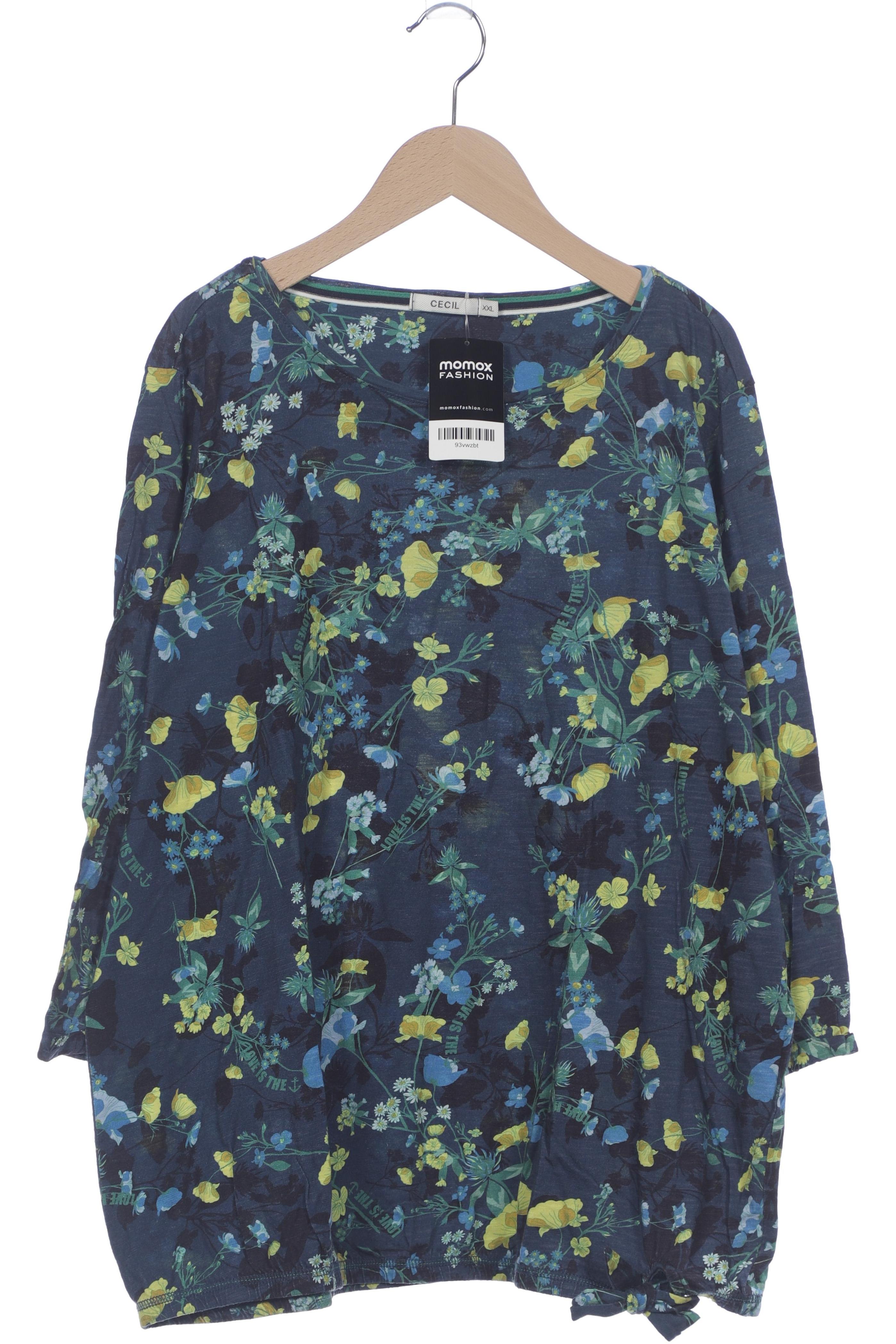 

Cecil Damen Langarmshirt, marineblau, Gr. 46