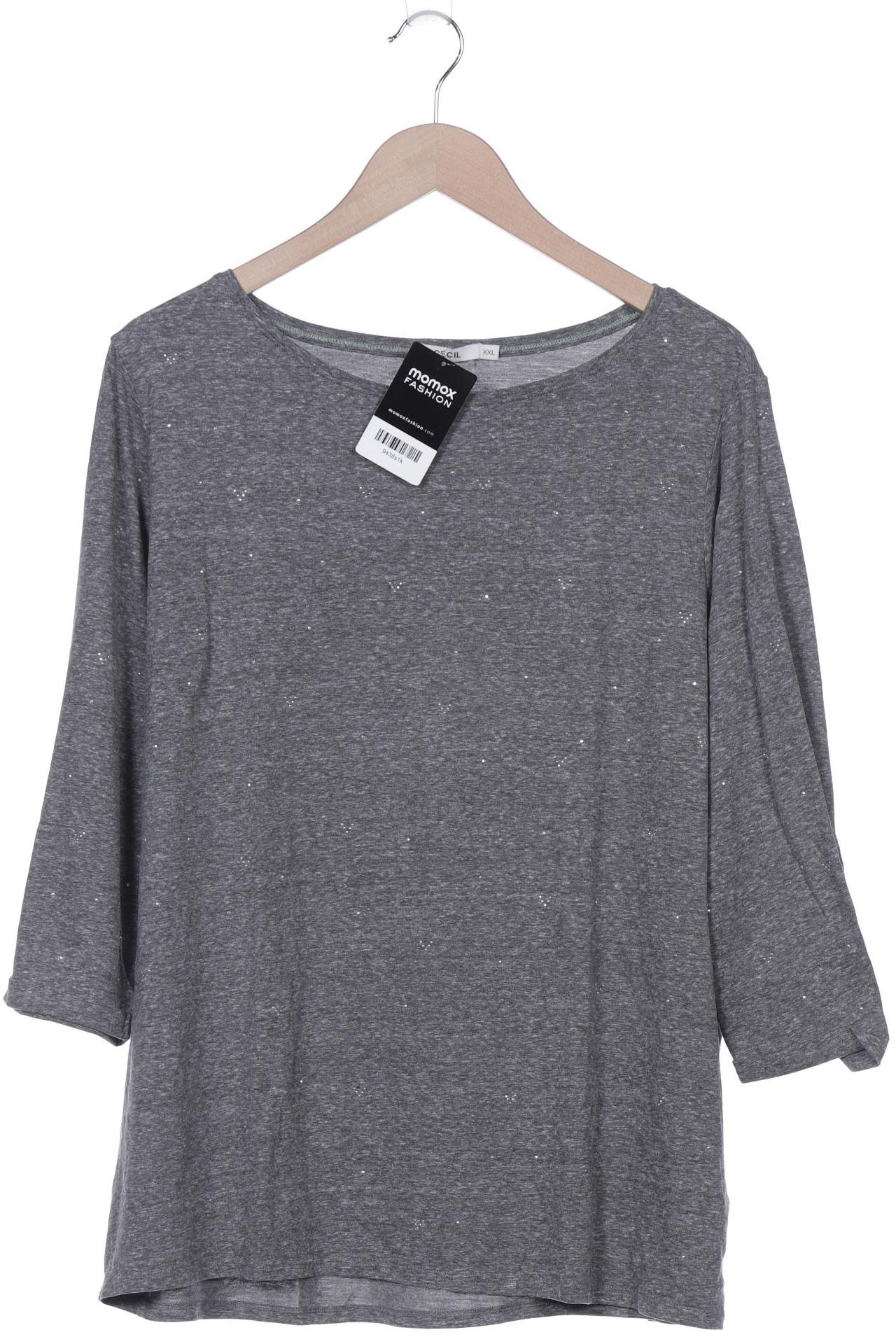 

Cecil Damen Langarmshirt, grau, Gr. 46