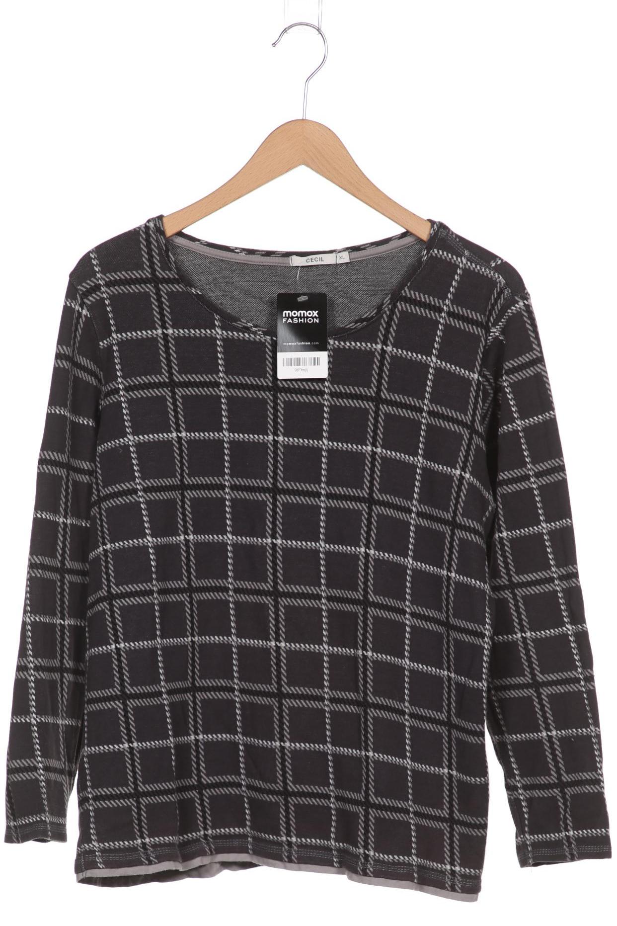 

Cecil Damen Langarmshirt, grau, Gr. 44