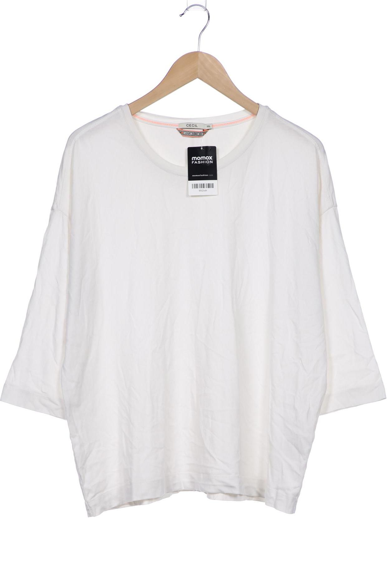 

Cecil Damen Langarmshirt, weiß, Gr. 46