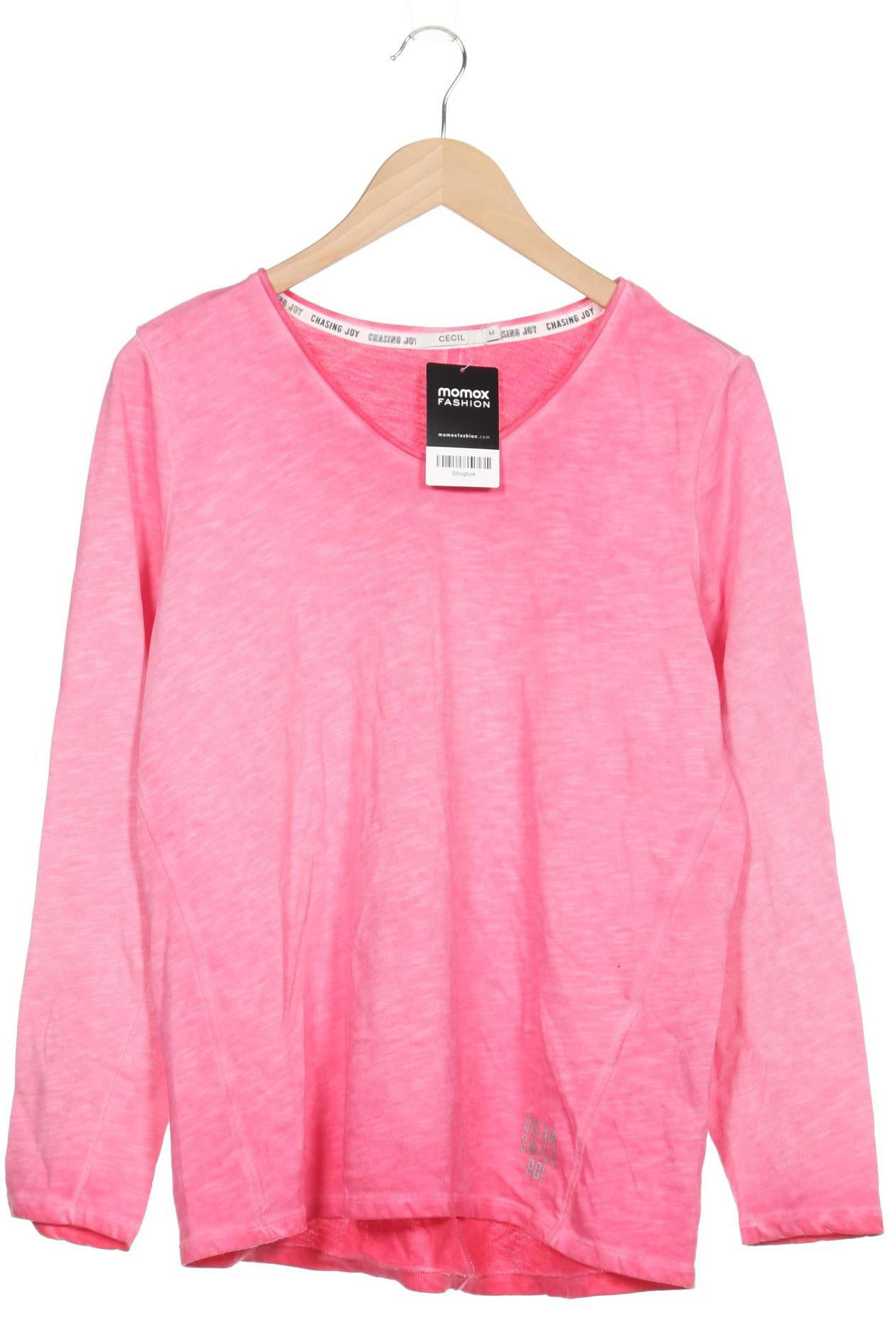 

Cecil Damen Langarmshirt, pink, Gr. 38