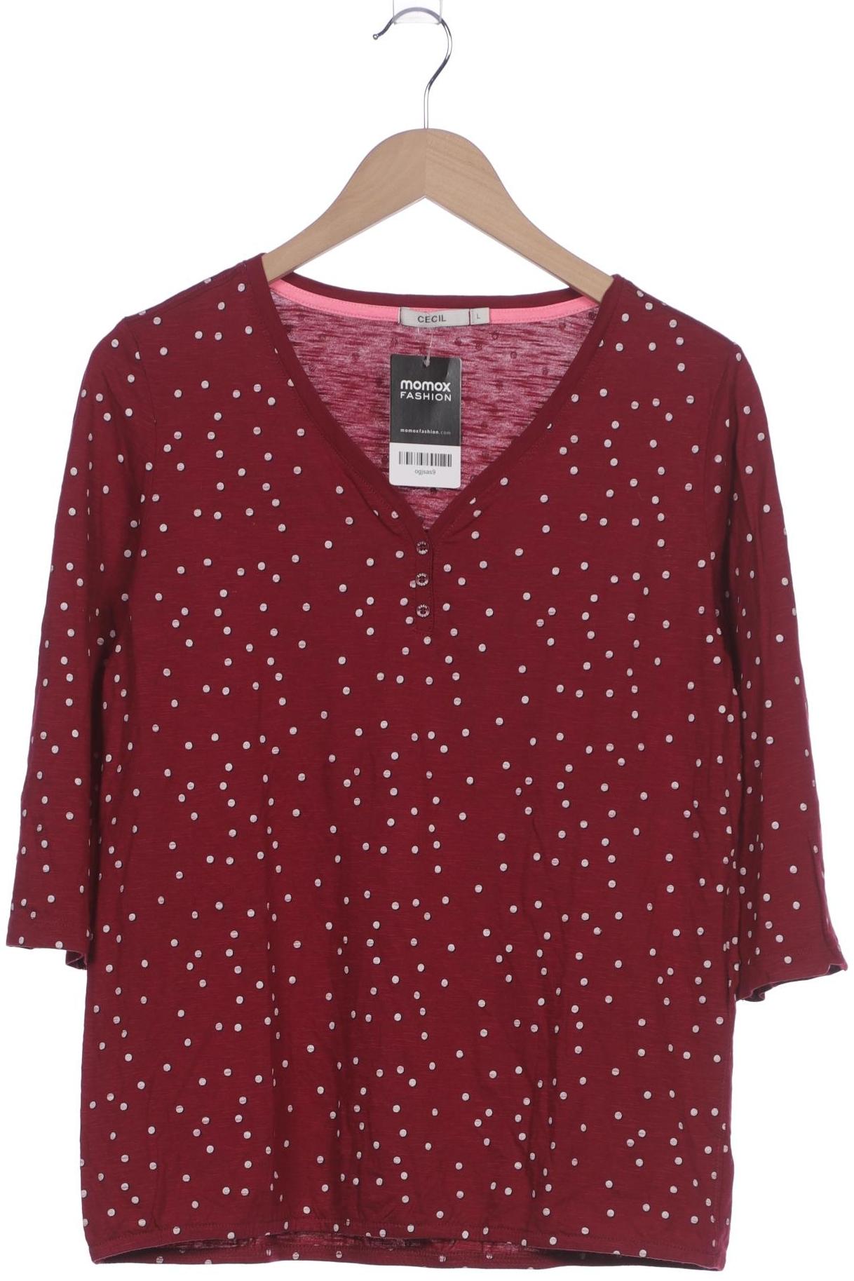 

Cecil Damen Langarmshirt, pink, Gr. 42