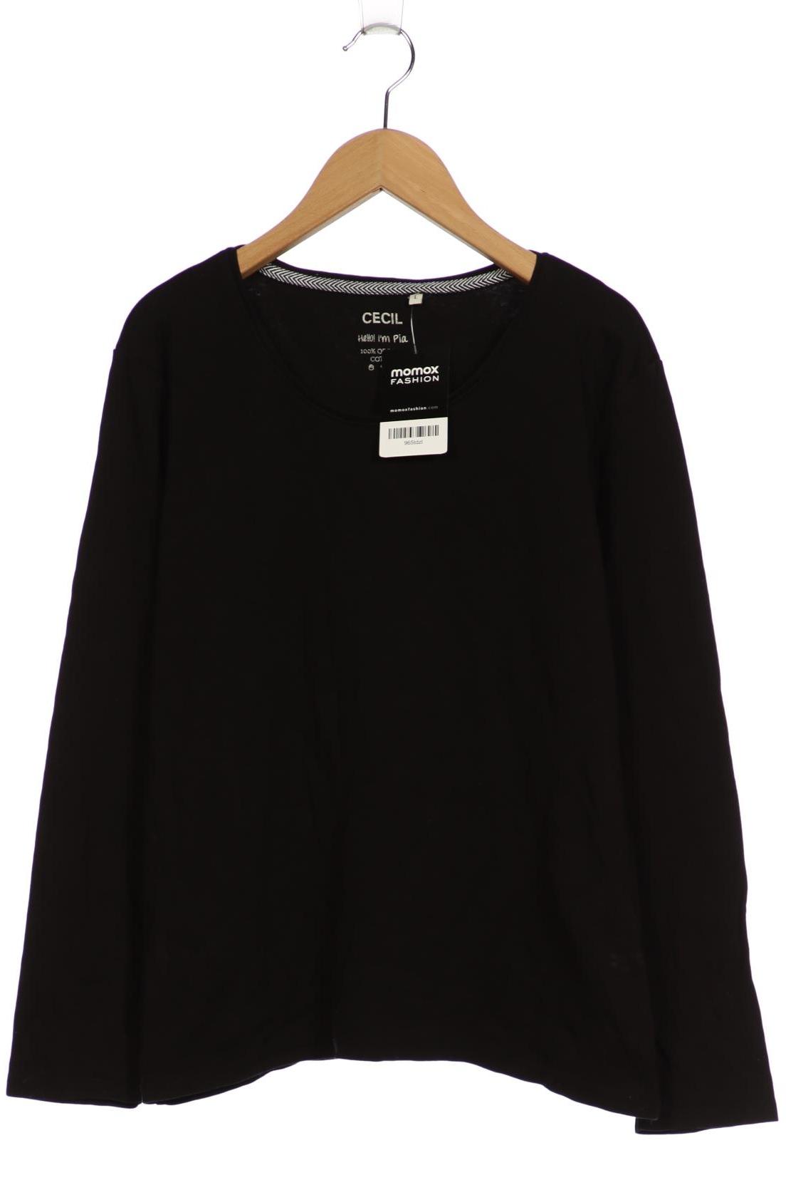

Cecil Damen Langarmshirt, schwarz, Gr. 42