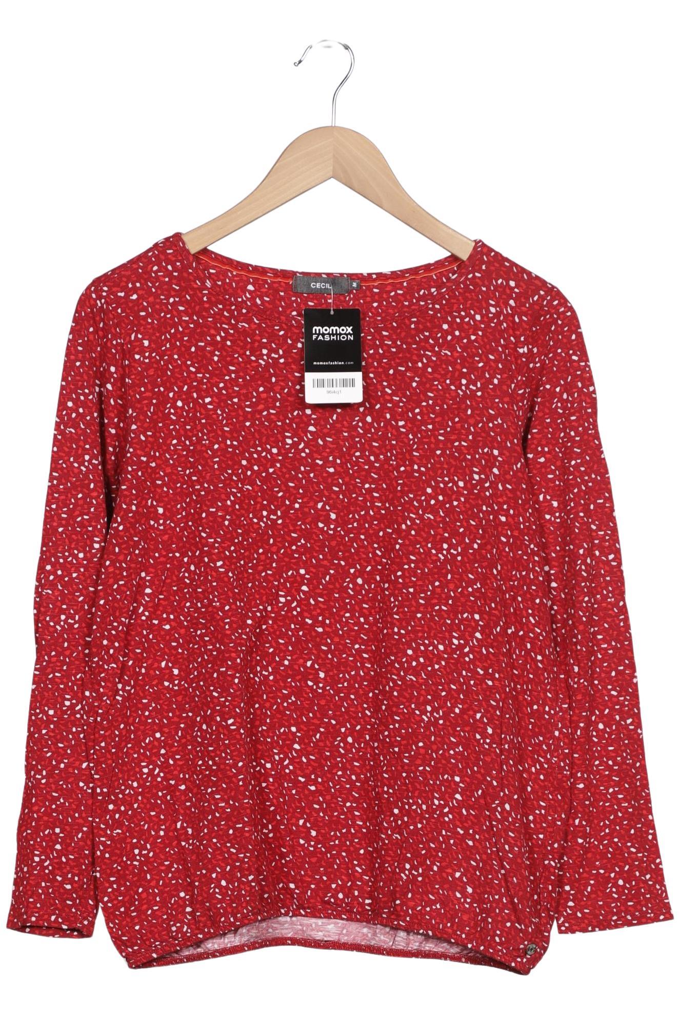 

Cecil Damen Langarmshirt, rot, Gr. 38