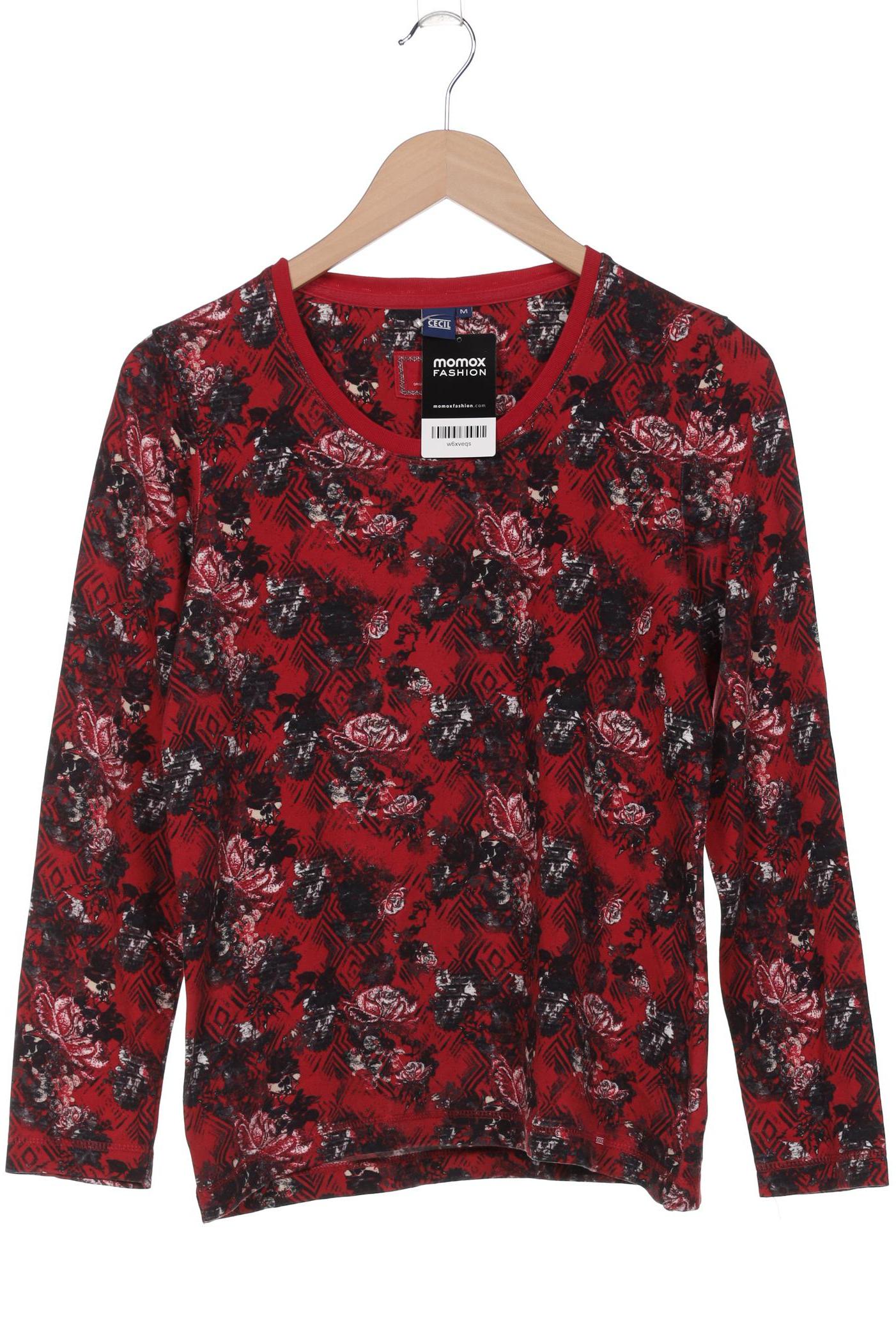 

Cecil Damen Langarmshirt, rot, Gr. 38