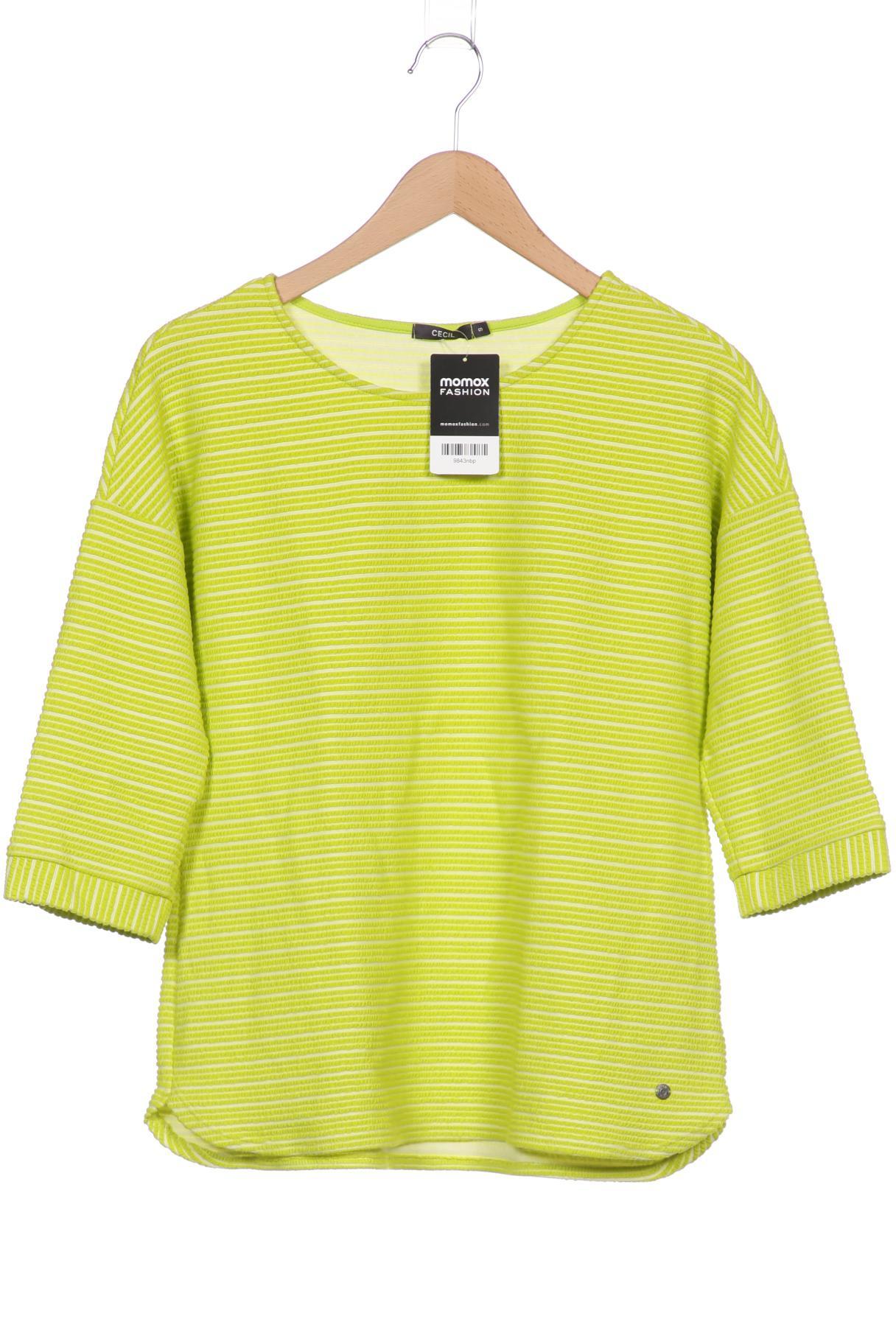 

Cecil Damen Langarmshirt, hellgrün, Gr. 36