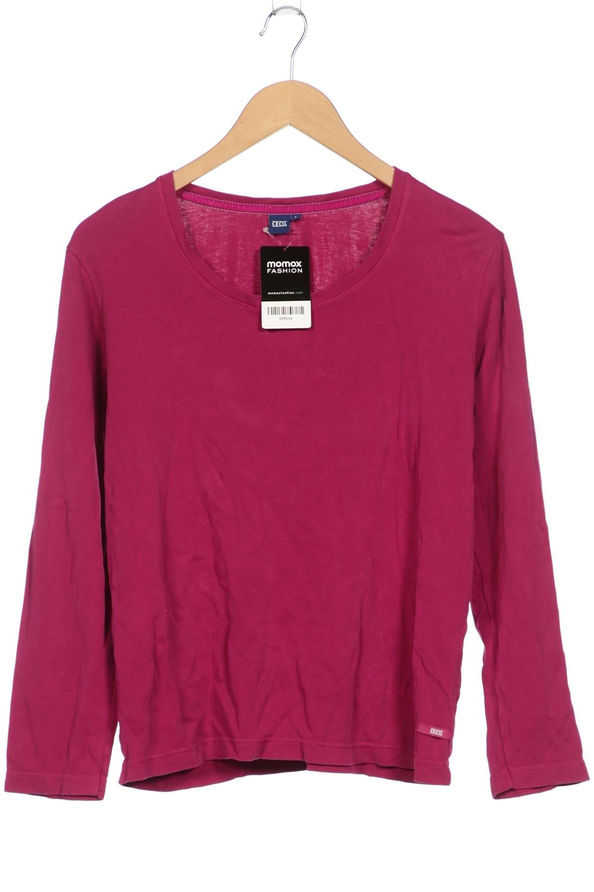 

Cecil Damen Langarmshirt, pink, Gr. 42