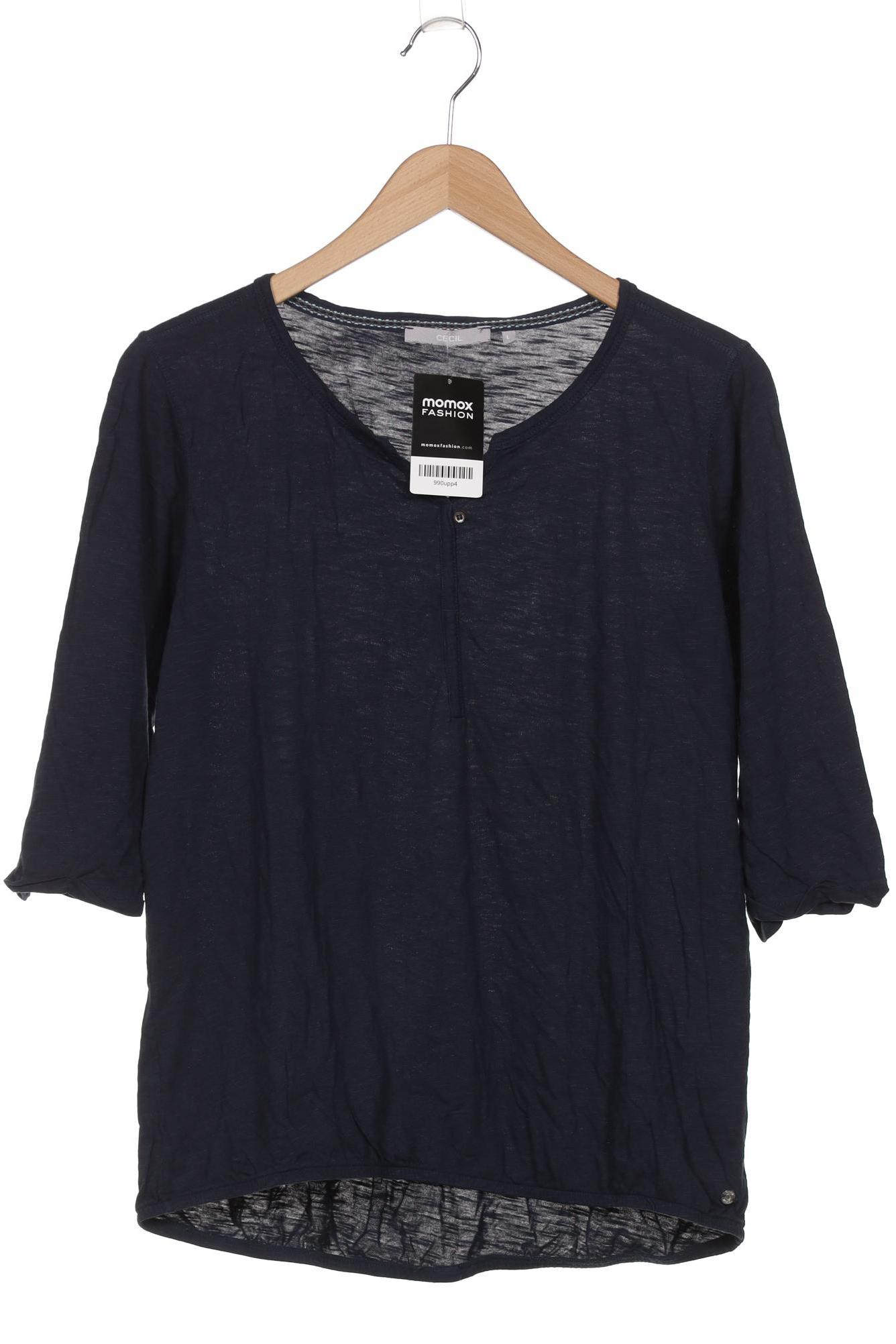 

Cecil Damen Langarmshirt, marineblau, Gr. 42