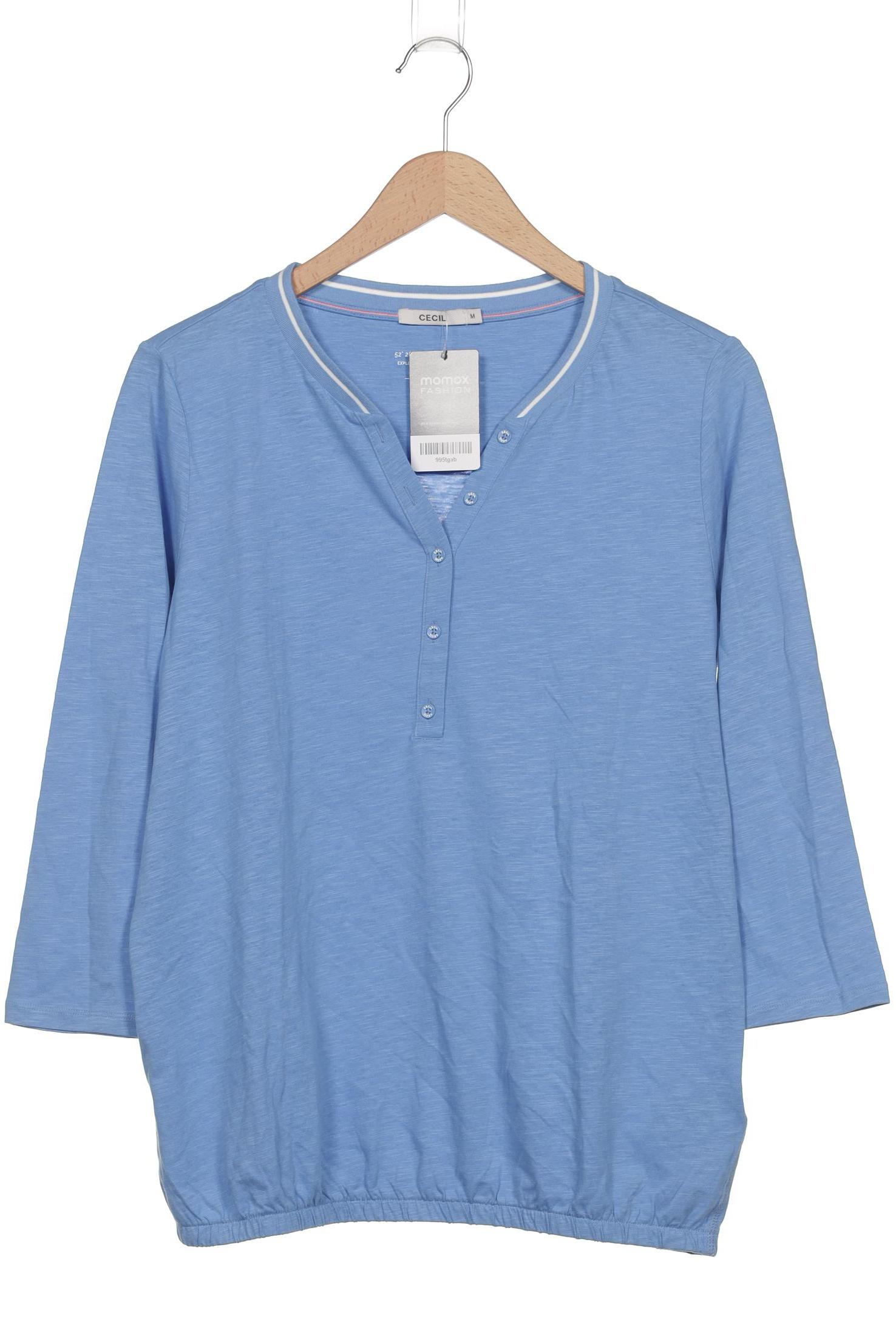 

Cecil Damen Langarmshirt, blau, Gr. 38