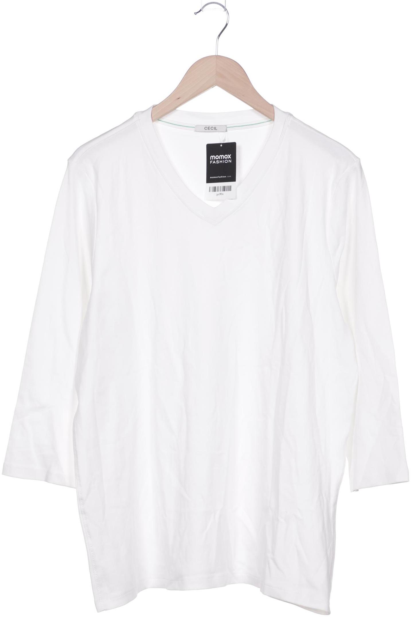 

Cecil Damen Langarmshirt, weiß, Gr. 46
