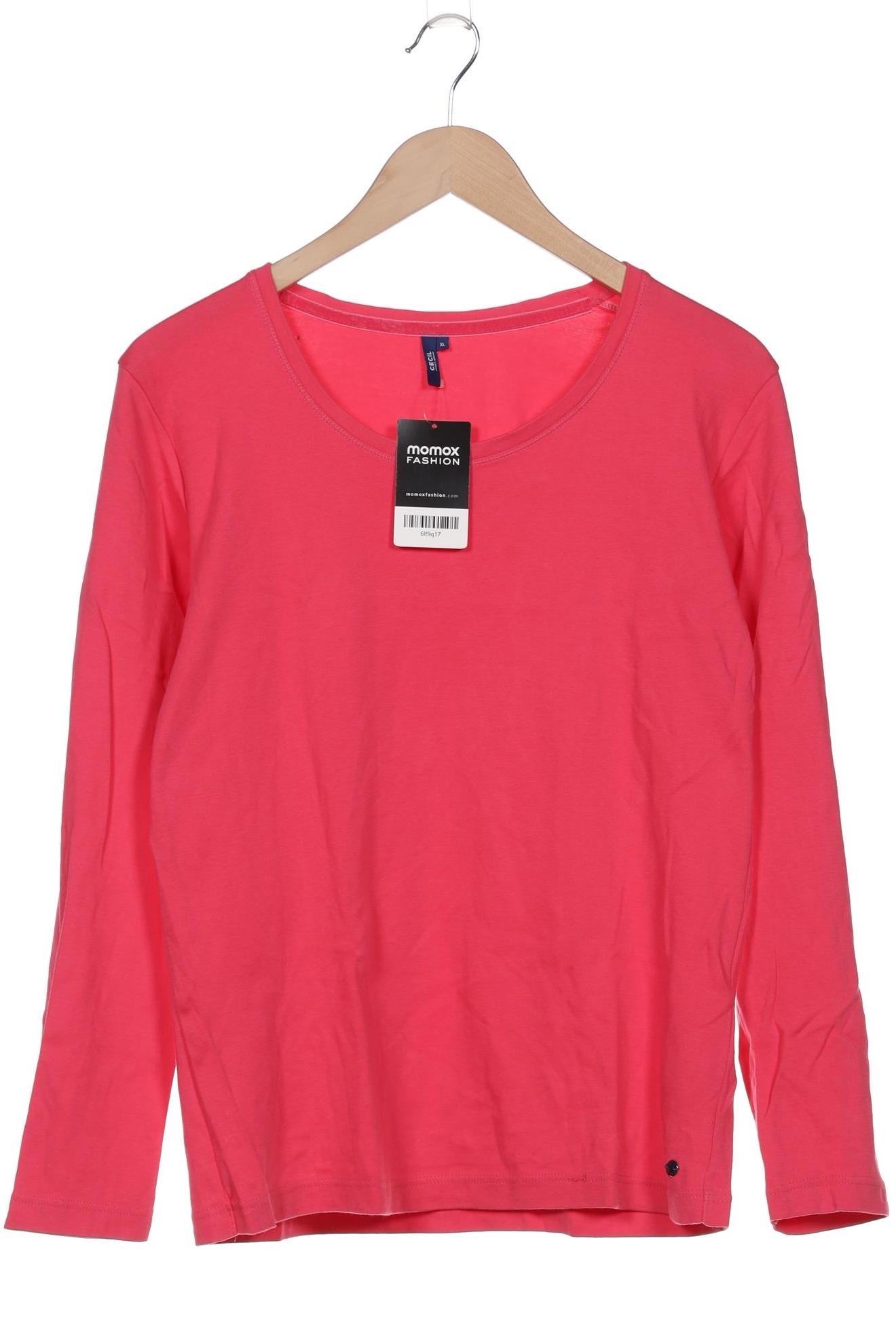 

Cecil Damen Langarmshirt, pink, Gr. 44