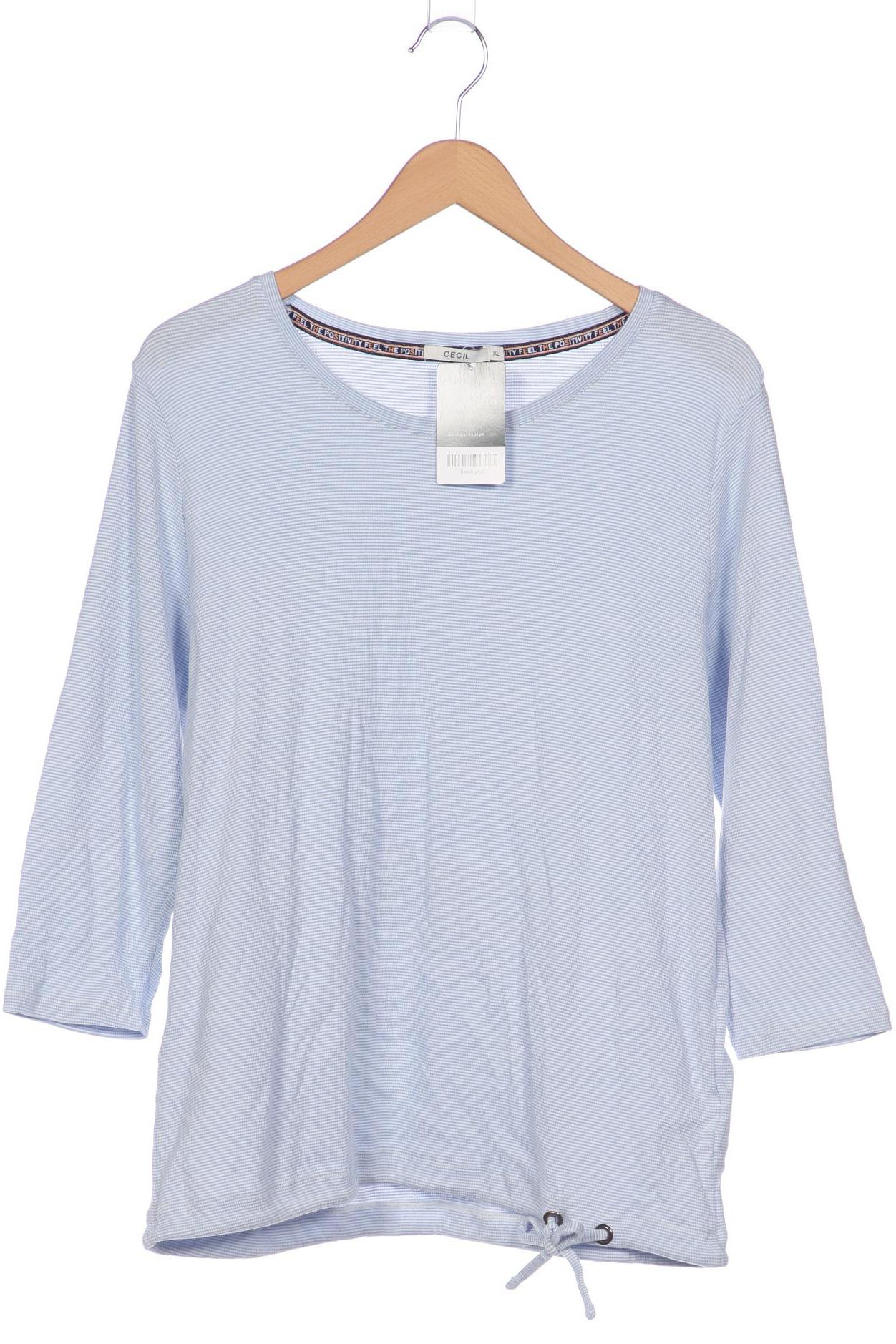 

Cecil Damen Langarmshirt, hellblau, Gr. 44