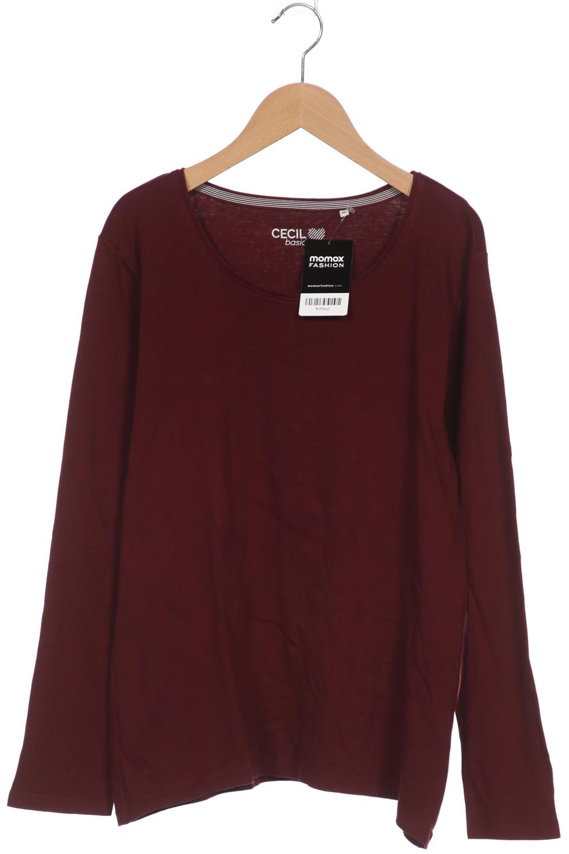 

Cecil Damen Langarmshirt, bordeaux, Gr. 44