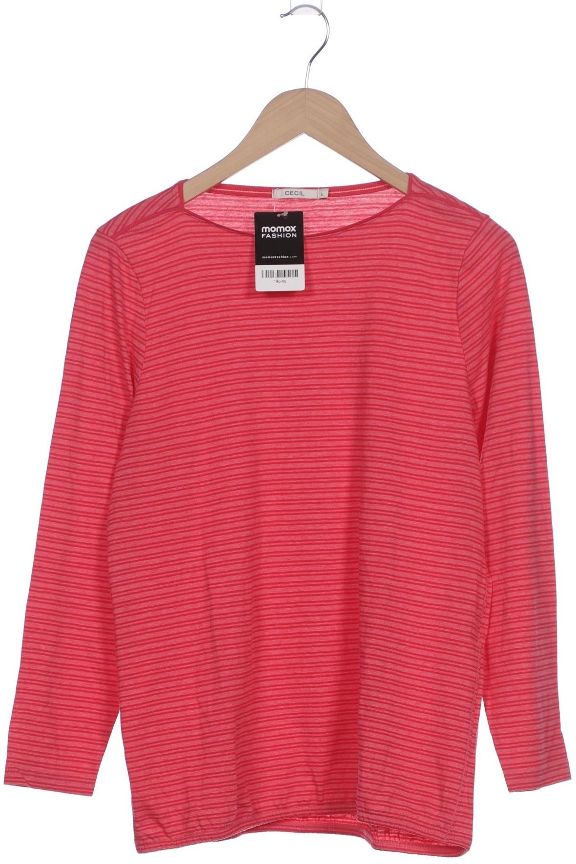 

Cecil Damen Langarmshirt, pink, Gr. 42