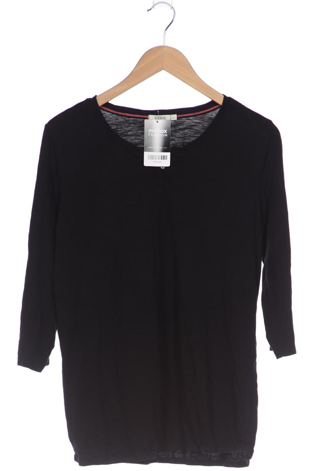 

Cecil Damen Langarmshirt, schwarz, Gr. 42