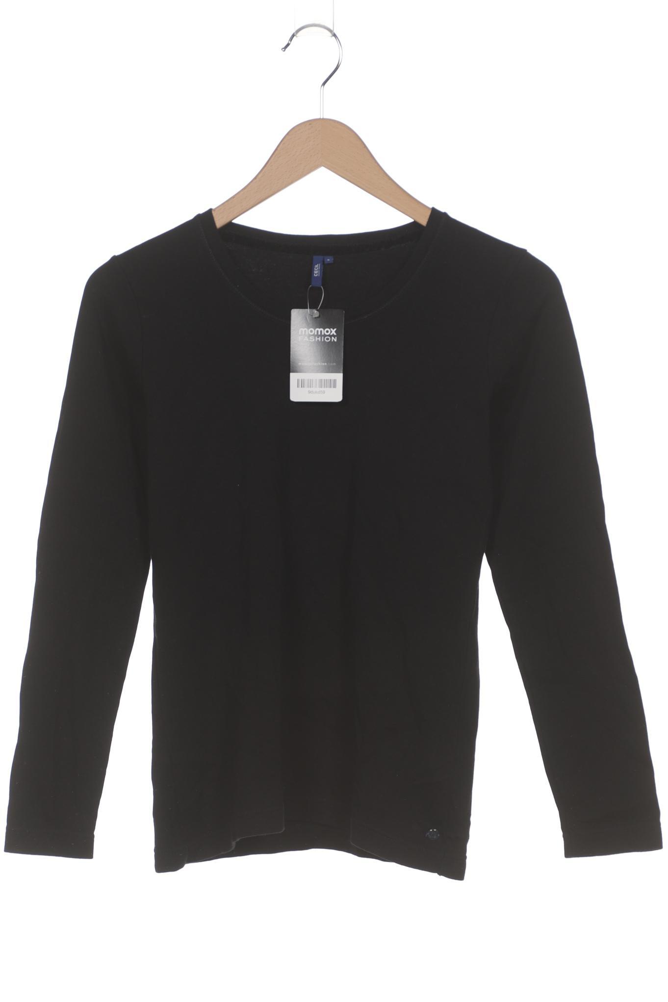 

Cecil Damen Langarmshirt, schwarz, Gr. 36